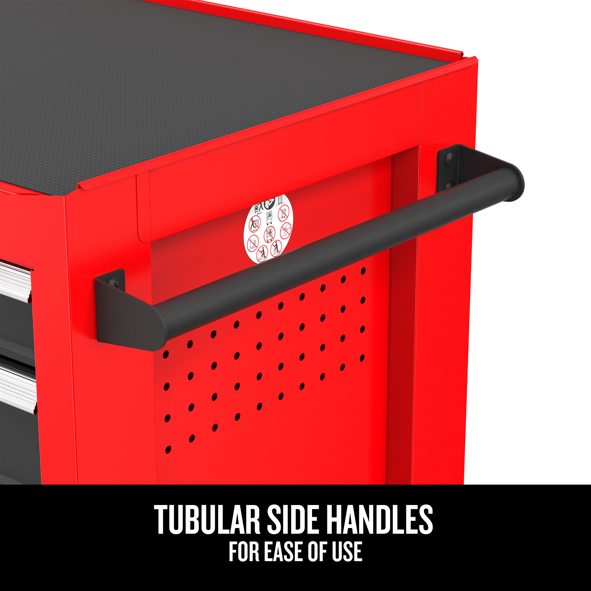 2025 Série 2000 Armoire à outils roulante en acier à 5 tiroirs, 26 po L x 36,5 po H (rouge)