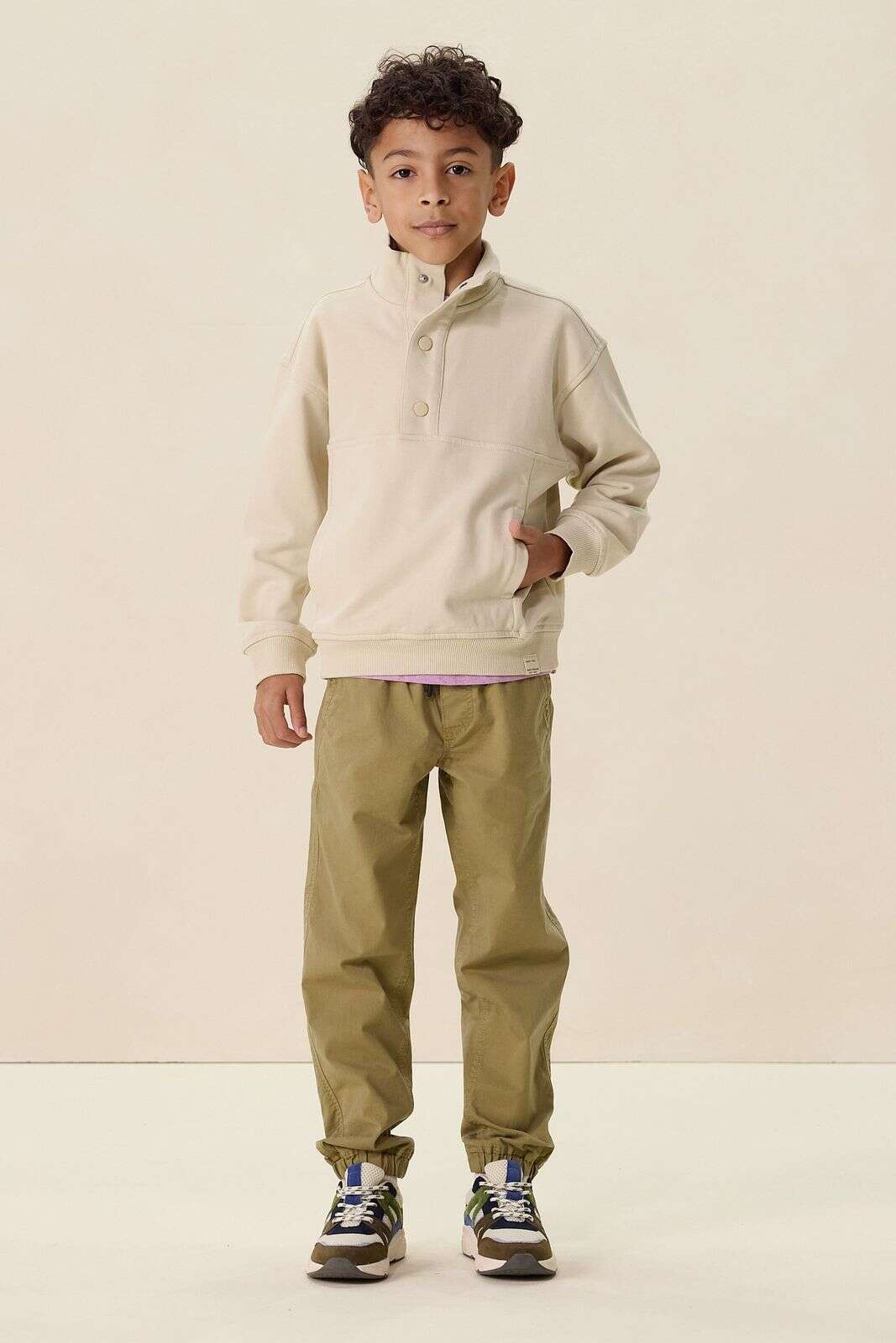 Beige turtle neck sweater