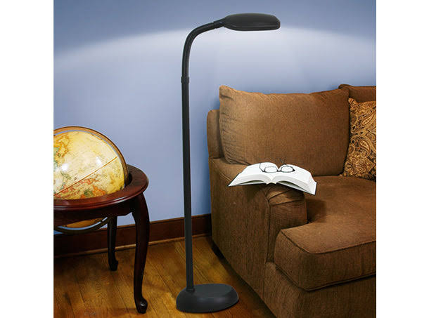 Balanced Spectrum LED Floor Lamp Black