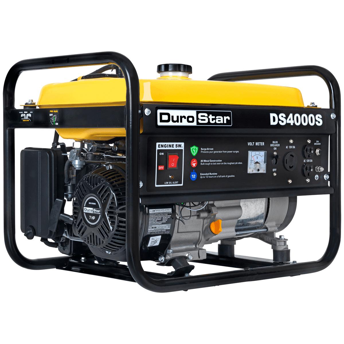 Durostar DS4000S 4000 - Watt 208cc Air Cooled OHV Gas Engine Portable RV Generator