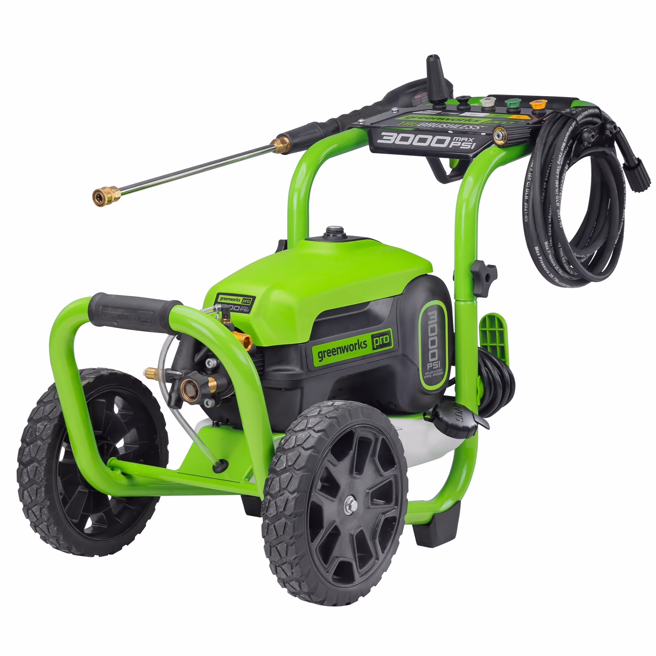 Greenworks 3000 PSI 2.0 Max GPM Trubrushless Electric Pressure Washer (Motor: 120V)