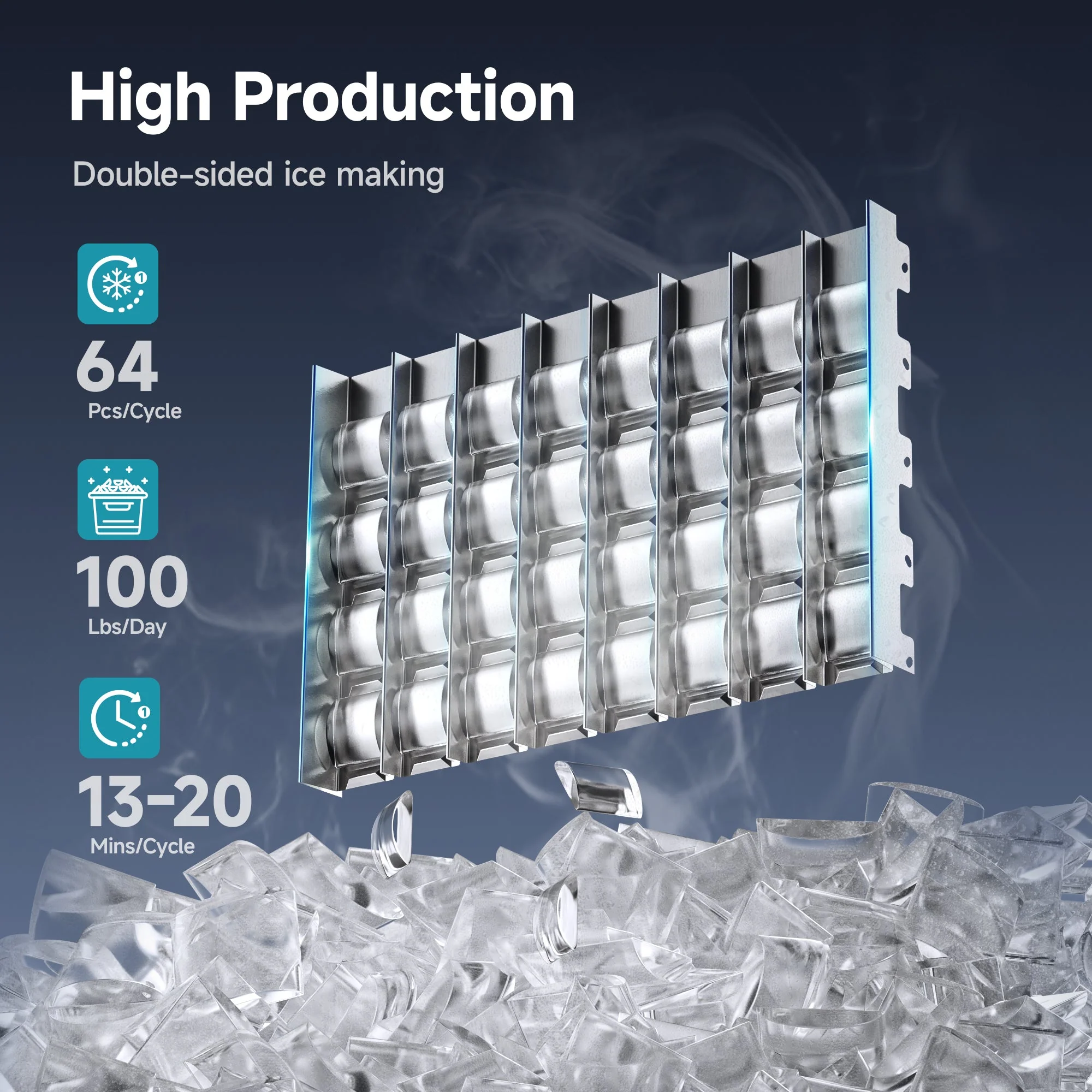 Euhomy Moon SE Crescent Commercial Ice Maker