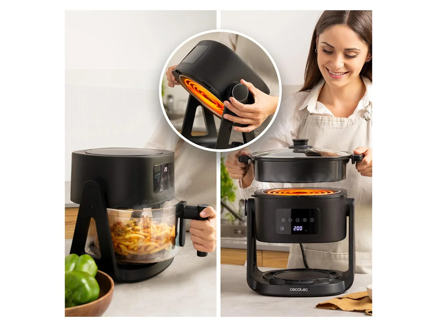 Cecotec Friteuse  air chaud 4,5L
