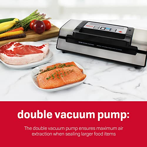 Machine sous vide Nesco Deluxe Food VS-12, 130 watts, sacs et couvercle de visualisation inclus