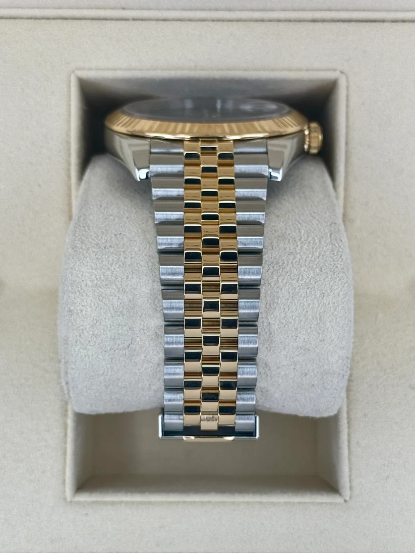 [Super Clone]RLX  Datejust 41mm Two-Tone Yellow Gold Fluted Bezel 