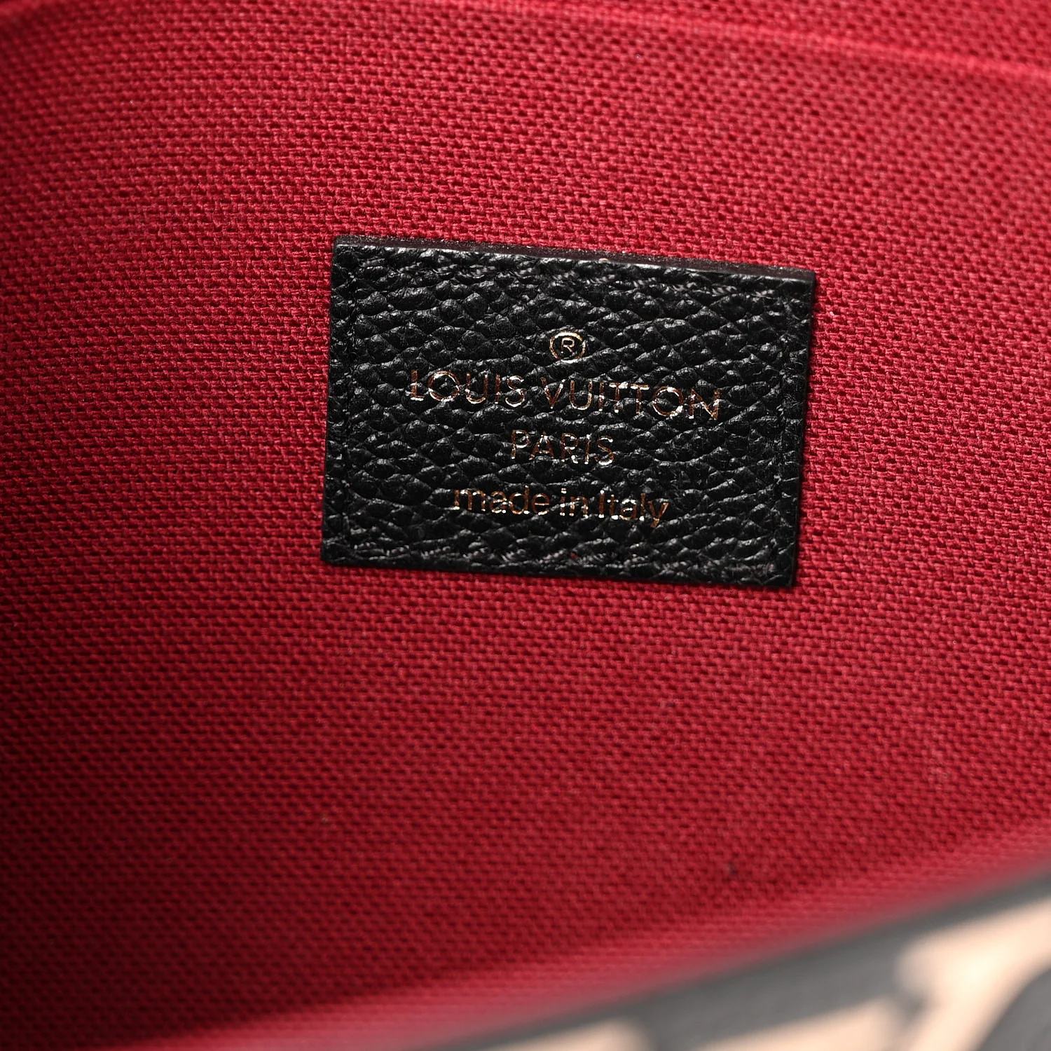 Empreinte Monogram Giant Felicie Pochette Black Beige