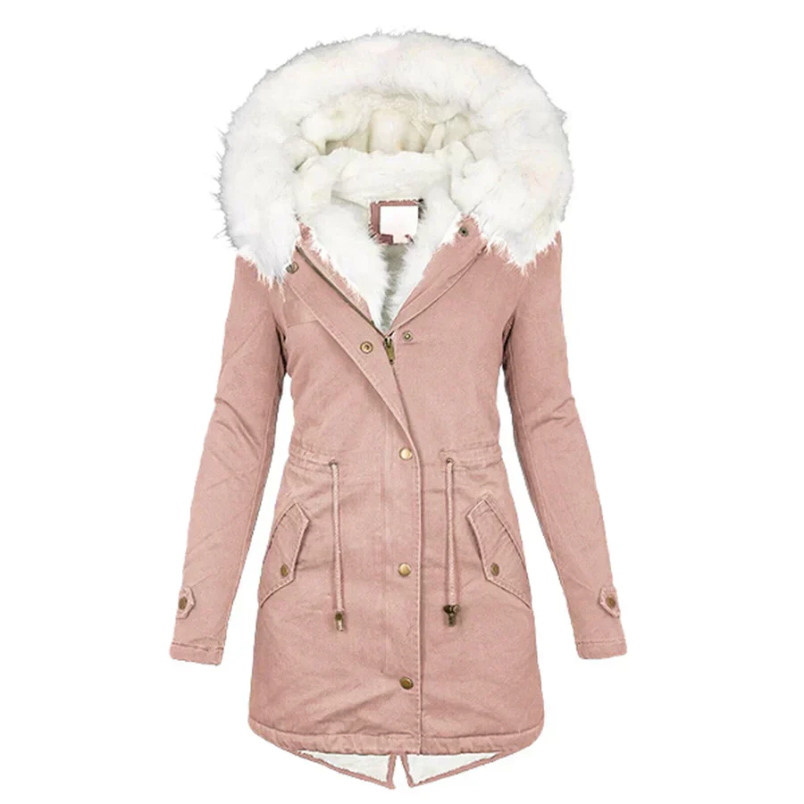 Giulia d’Hiver | Manteau chaud à capuche élégante
