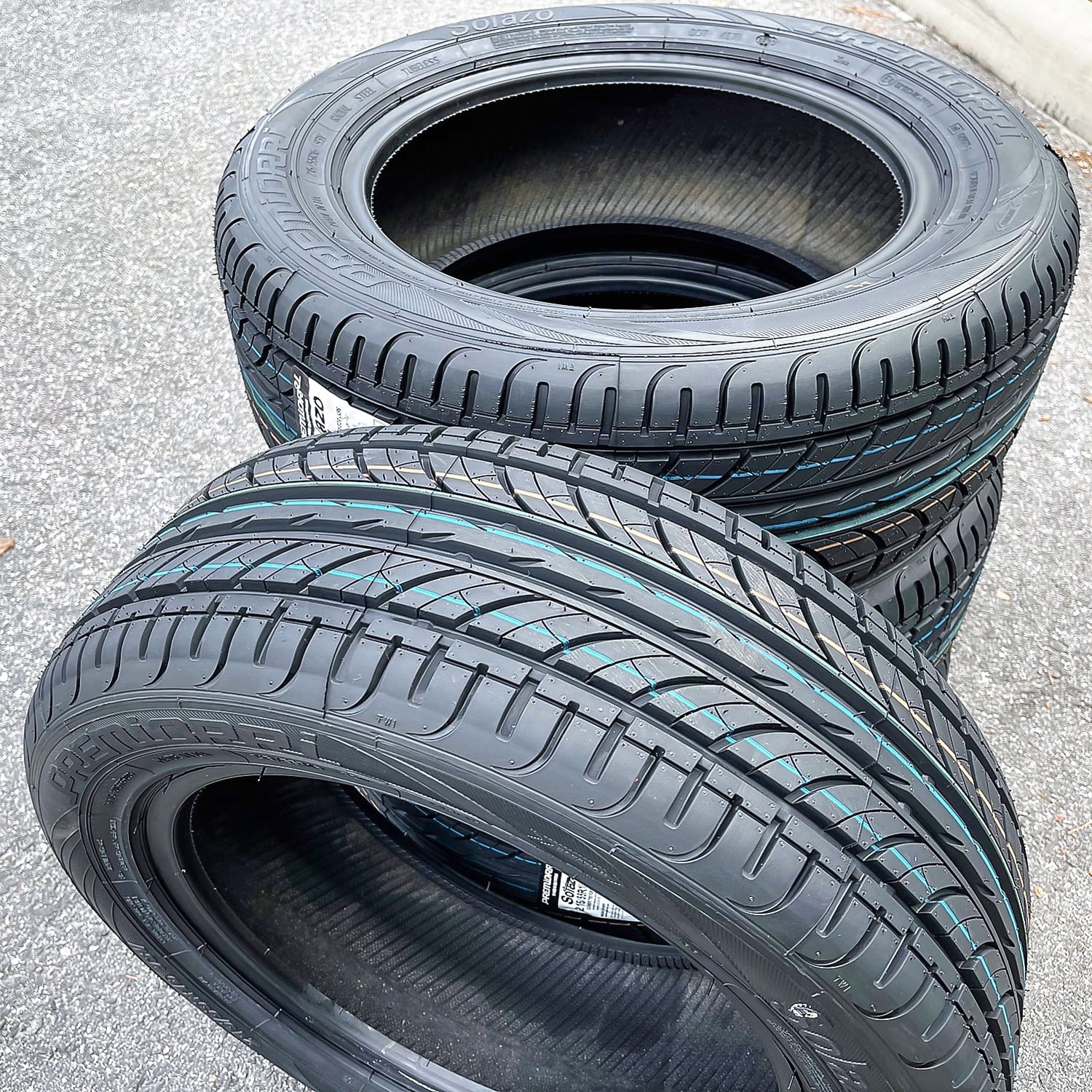 Pair of 2 (TWO) Solazo 205/55R16 91V Performance Tires Fits: 2012-13 Honda Civic EX-L, 2014-15 Honda Civic EX - Image 8