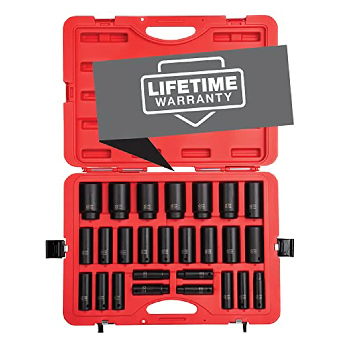 Sunex 2646 26-Piece 1/2 Drive Deep Metric Impact Socket Set
