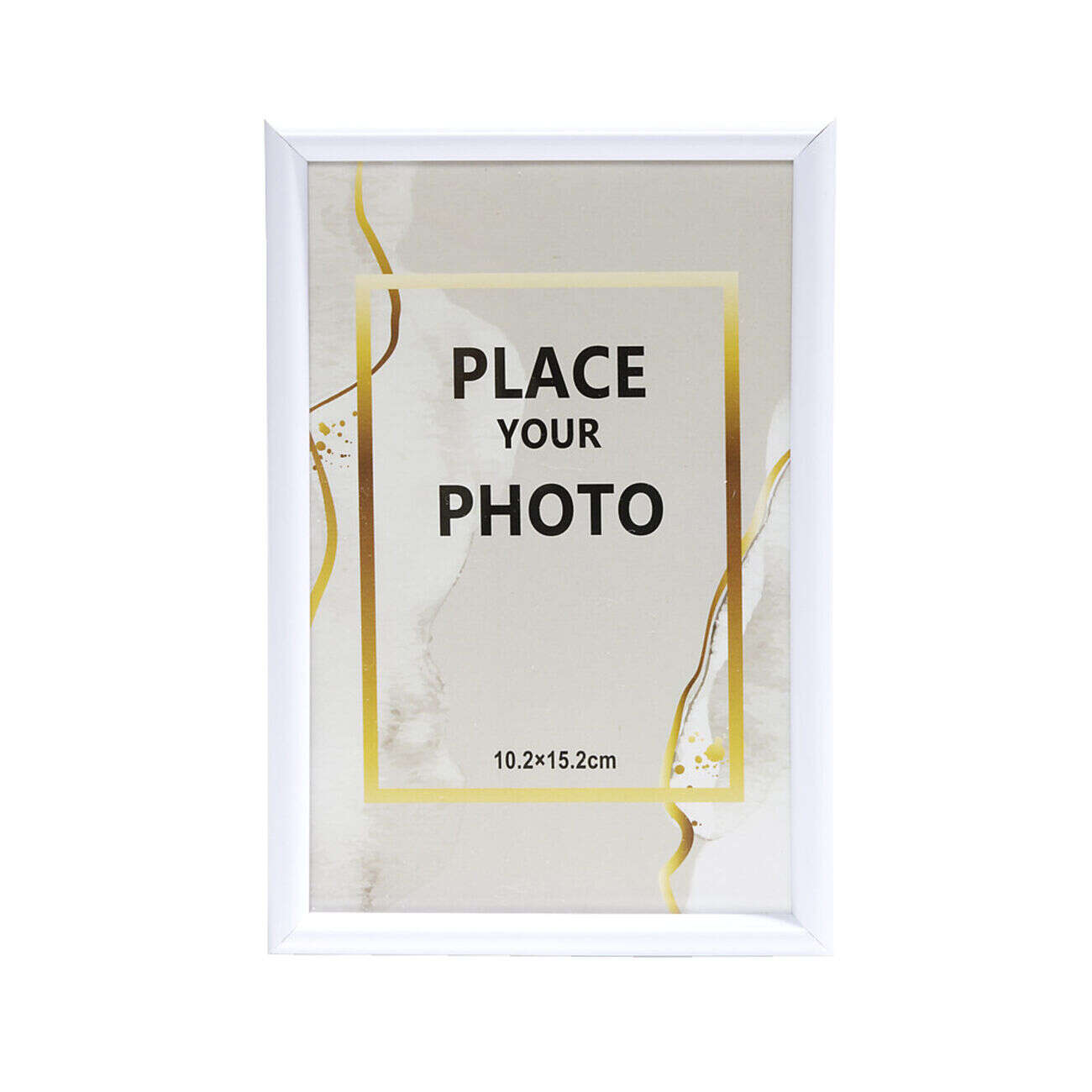 Cadre photo plastique pour photo 10x15cm (2 modèles)