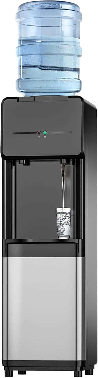 Distributeur d'eau chaude et froide Euhomy, à chargement par le haut, pour bonbonnes de 3 ou 5 gallons