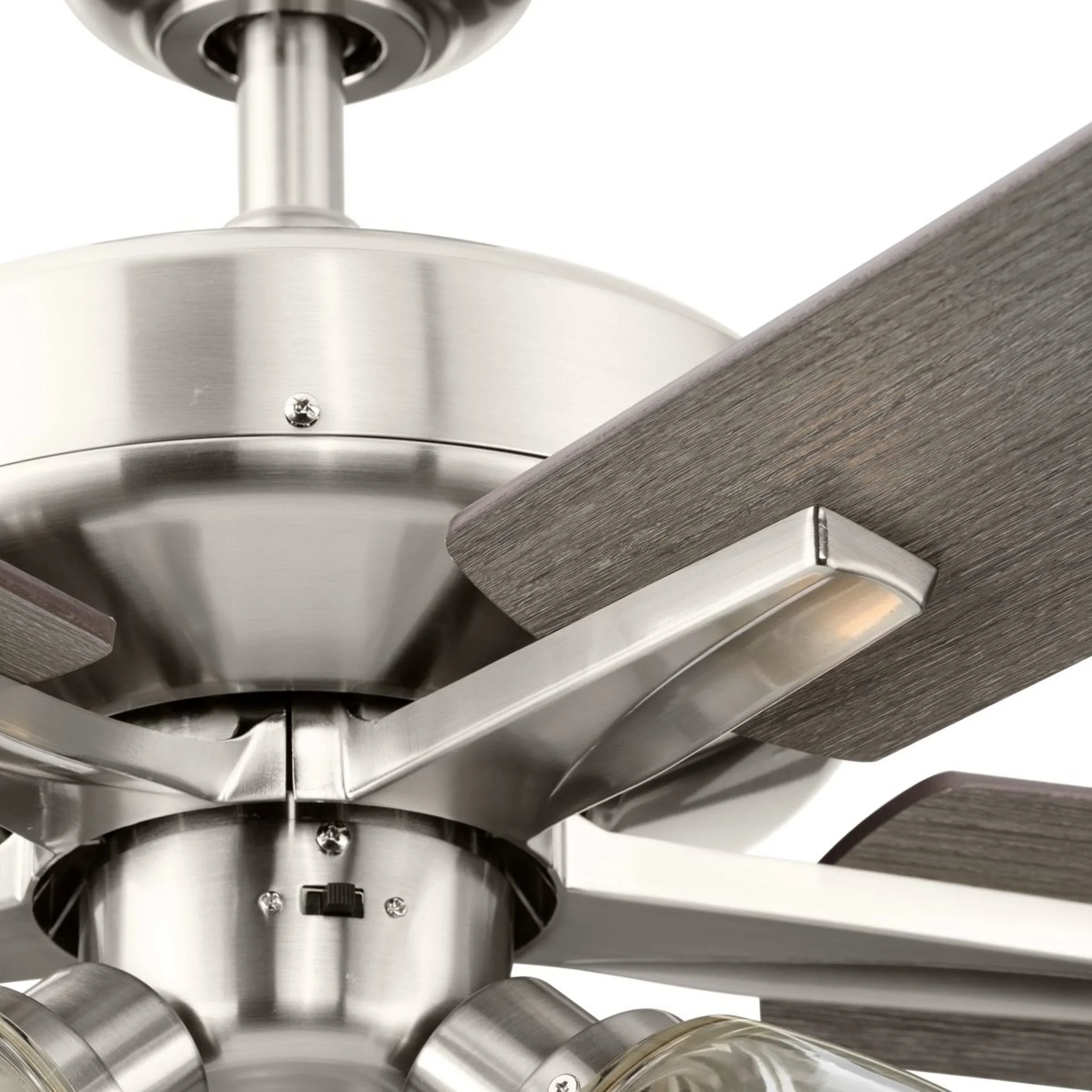 Better Homes & Gardens 52 Bronze Transitional Ceiling Fan, 5 Reversible Blades, 3 LED Bulbs Included