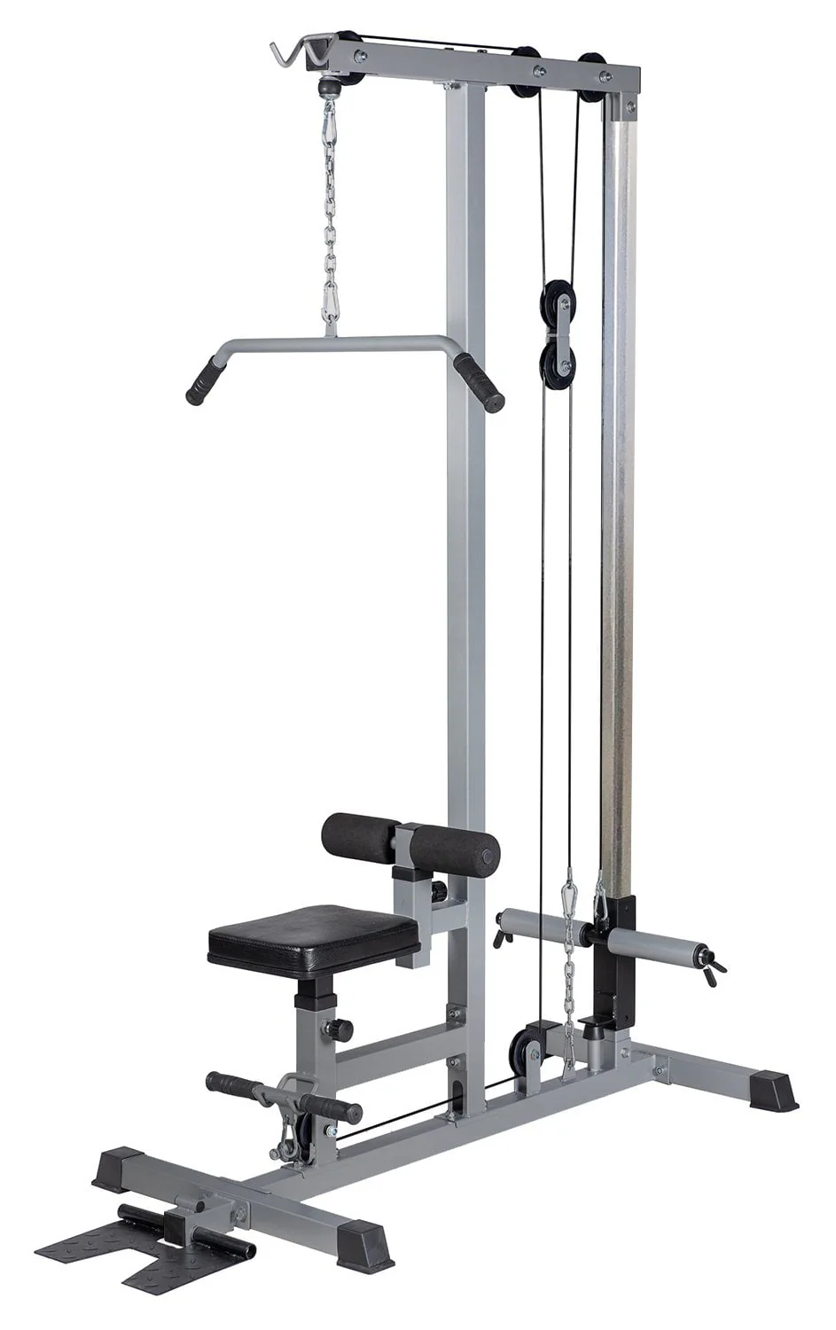 Lat Pull Down Machine Multifunction Low Row Bar Cable Fitness Body Workout Gym Image 5