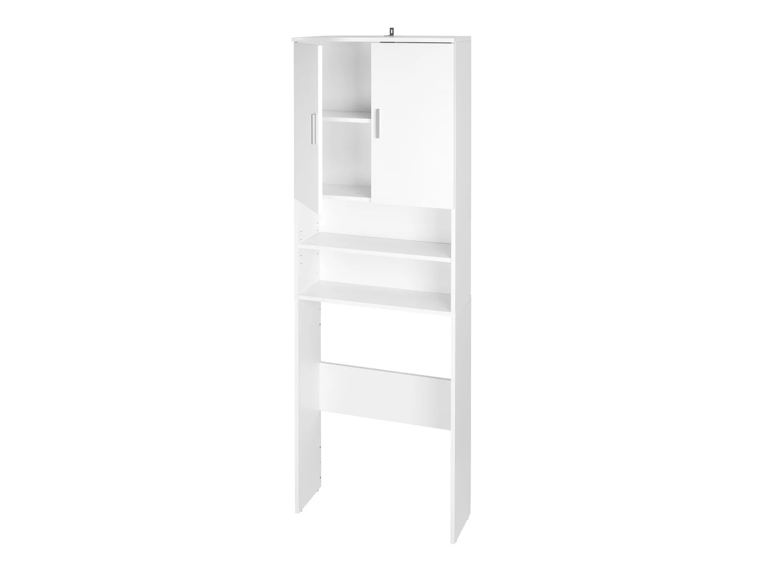 LIVARNO home Meuble pour machine  laver Liverpool, 64,5 x 190 x 25 cm, blanc