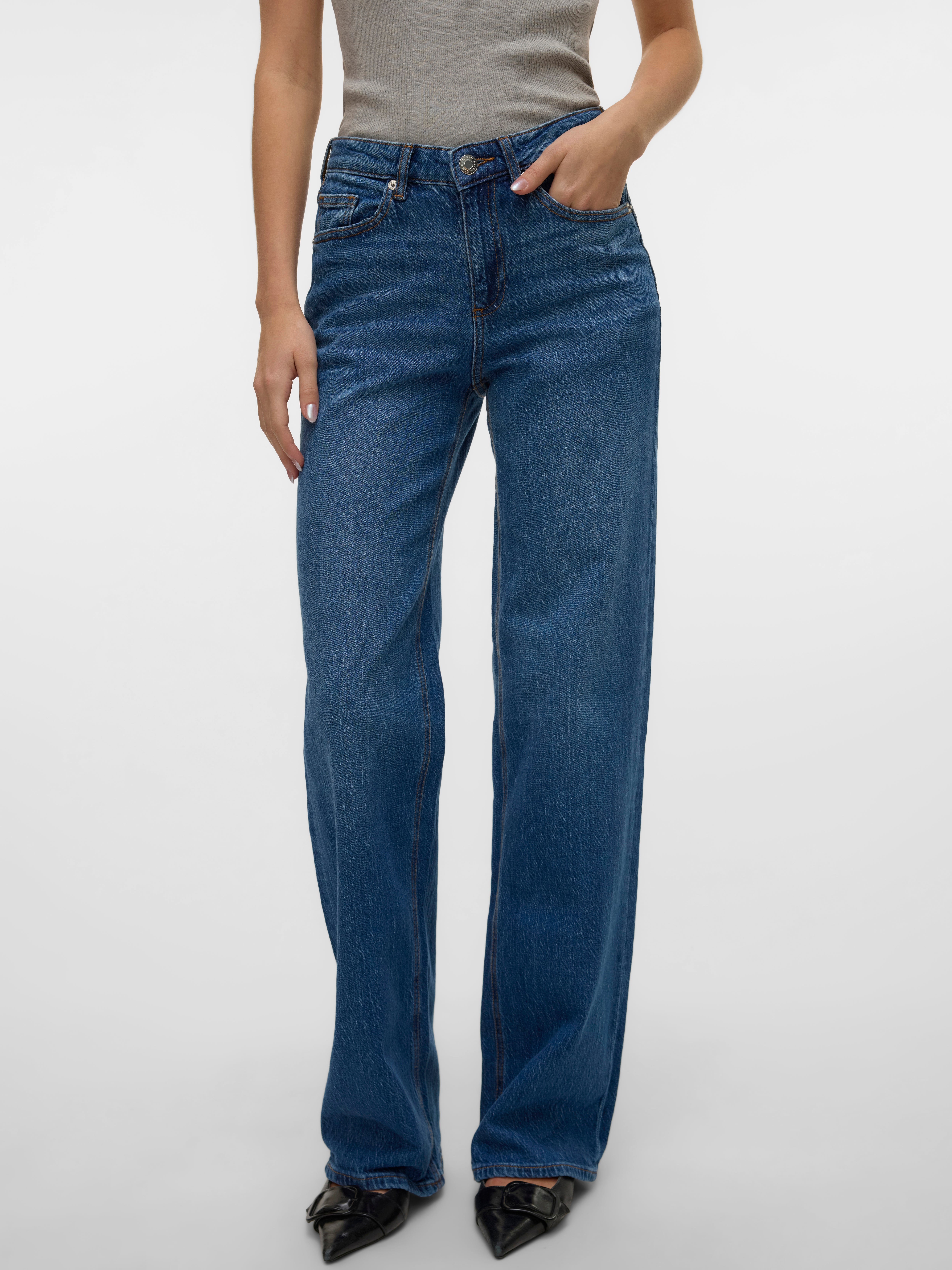 VERO MODA® VMMELISA Mid rise Wide Leg Fit Jeans
