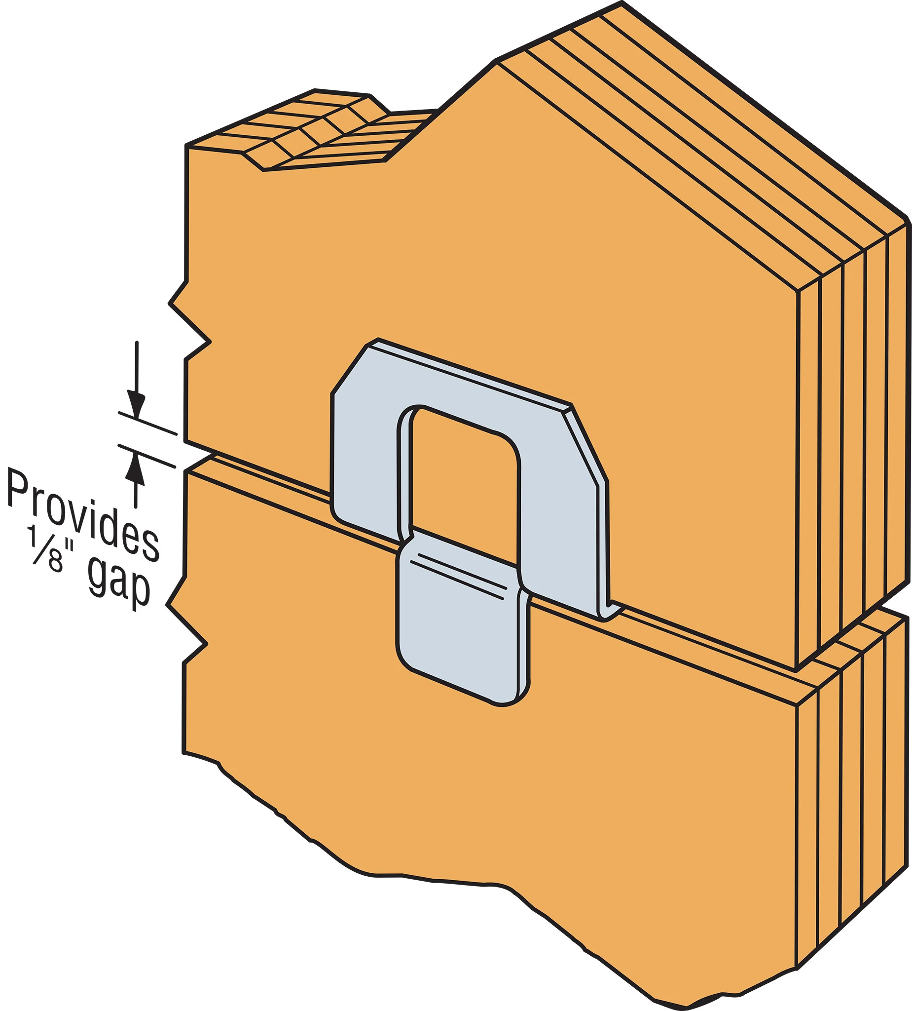 Prime Source 1/2 in Plywood Clips (250 Per Box) - SKU 15PSPC12
