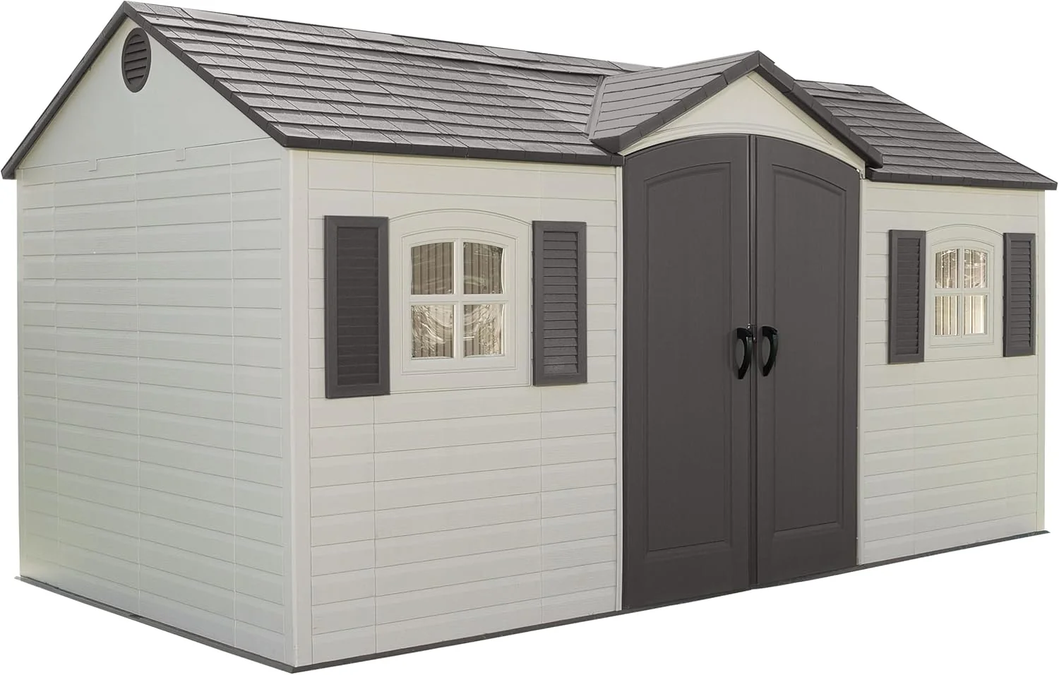Abri de jardin Lifetime 6446, 2,44 m x 4,57 m, couleur sable du désert