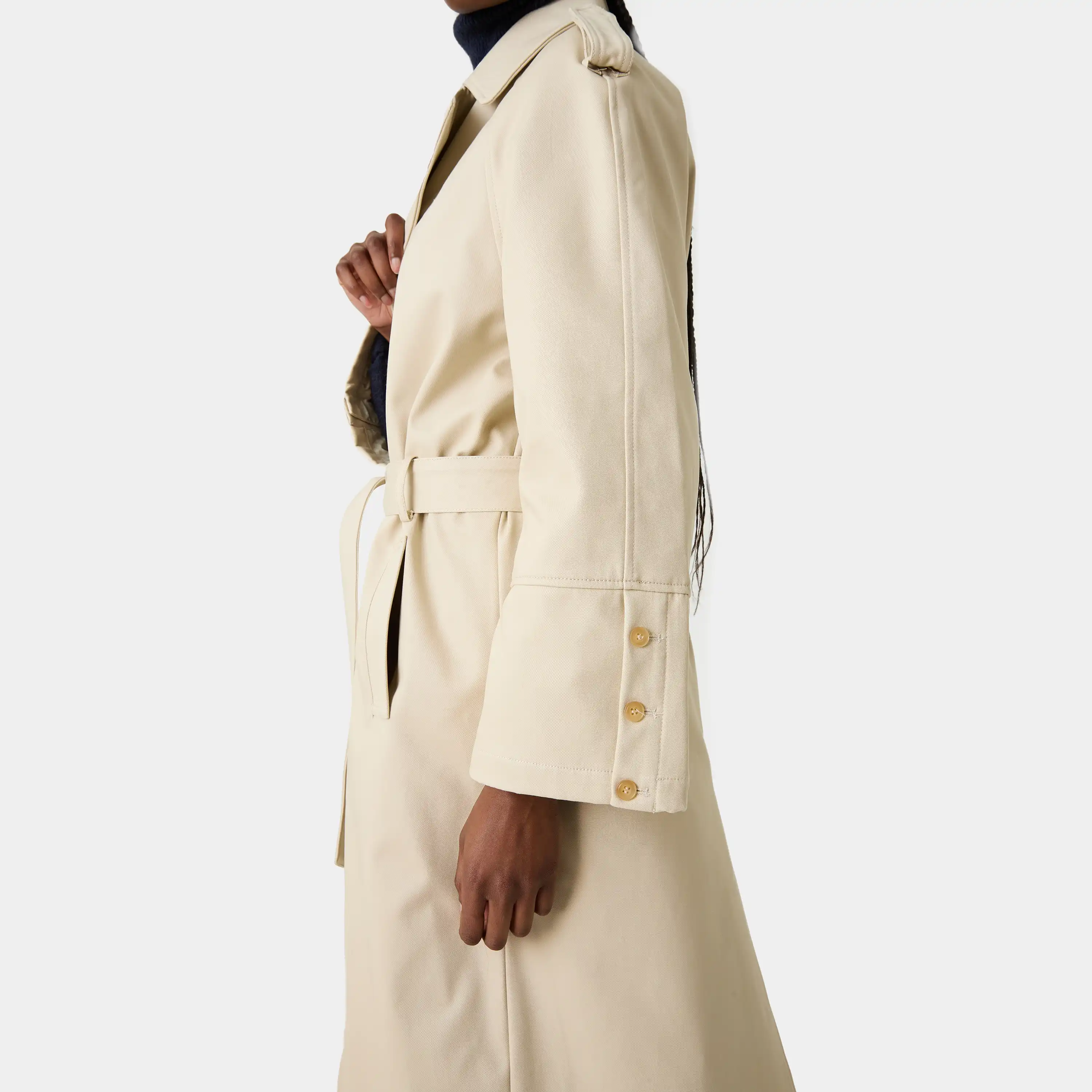 Gadget Light Camel Trench Jacket
