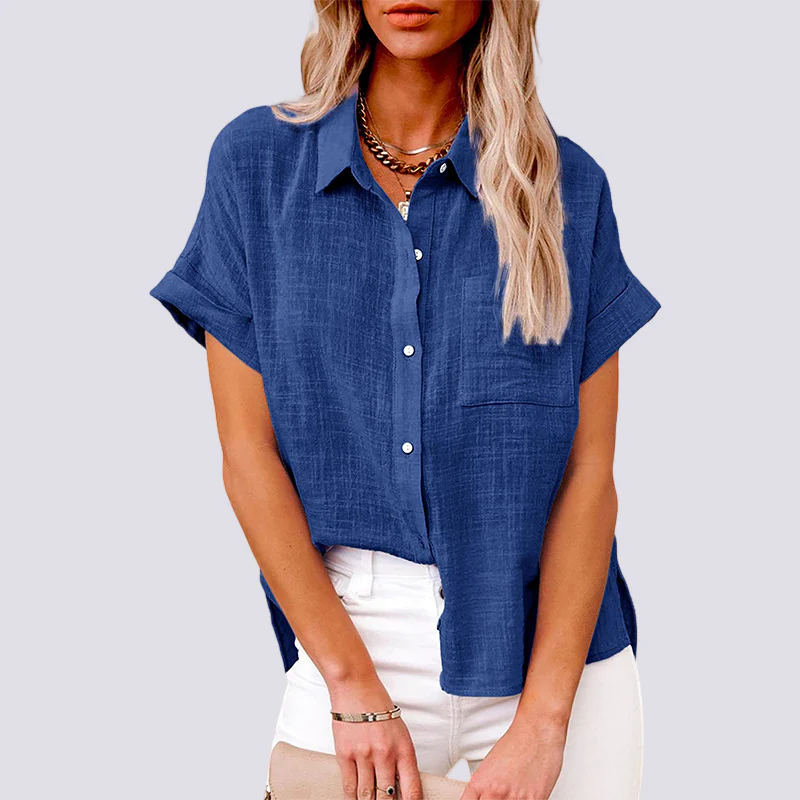 Nicole - Blouse à manches courtes avec poche