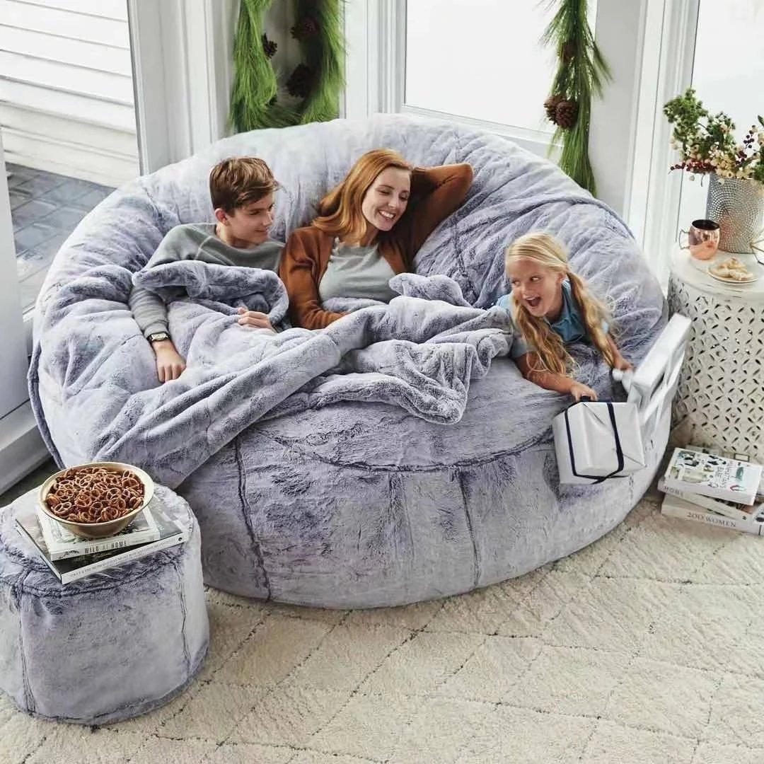 Pouf géant Comfort Beanbag Lovesac avec rembourrage