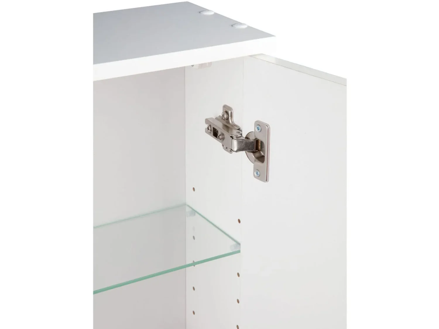 LIVARNO home Armoire de toilette miroir Basel, 68,5 x 76,1 x 17 cm, blanche