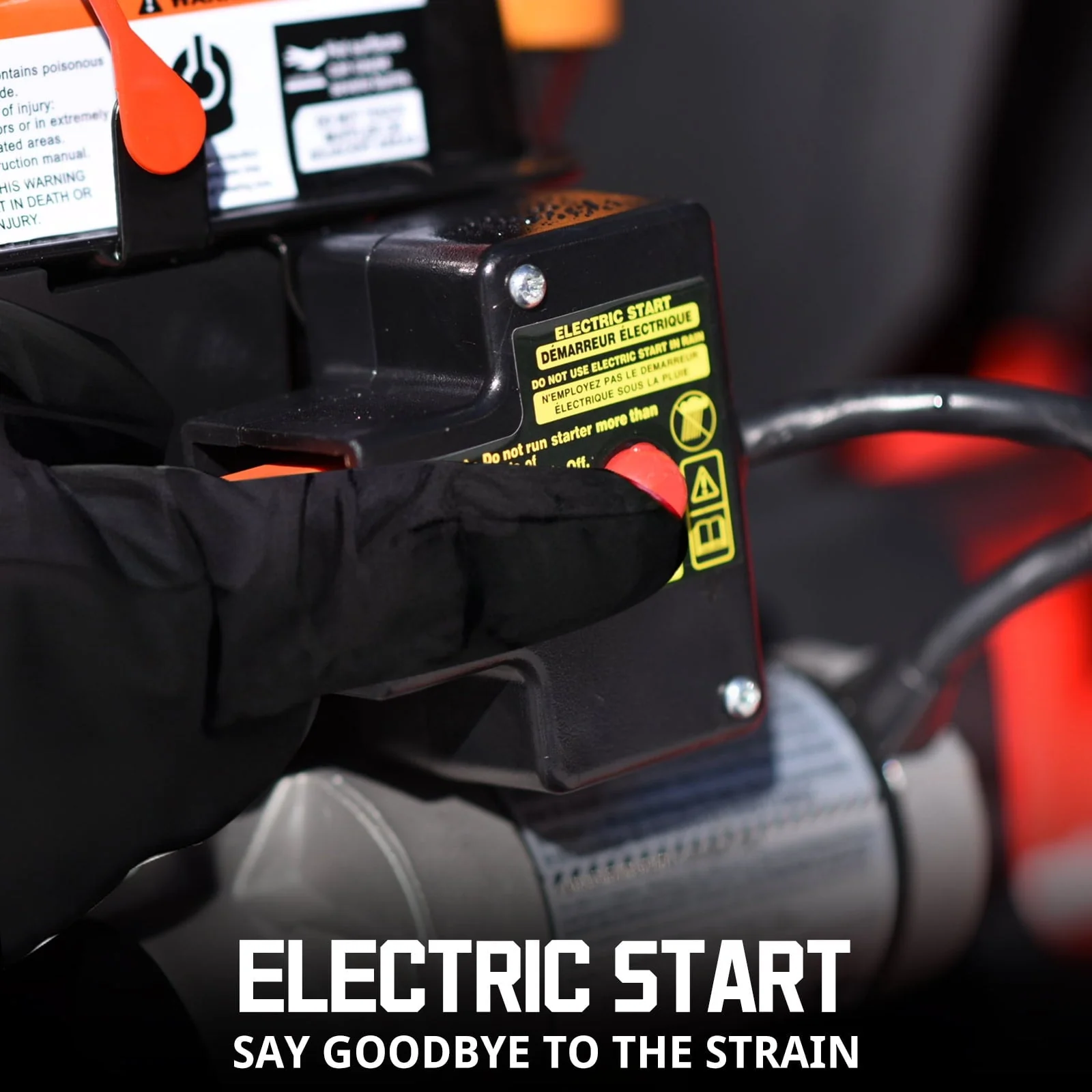 24 in Two Stage Electric Start BS 208CC Self Propelled Gas Snow Blower HB7109A Image 3