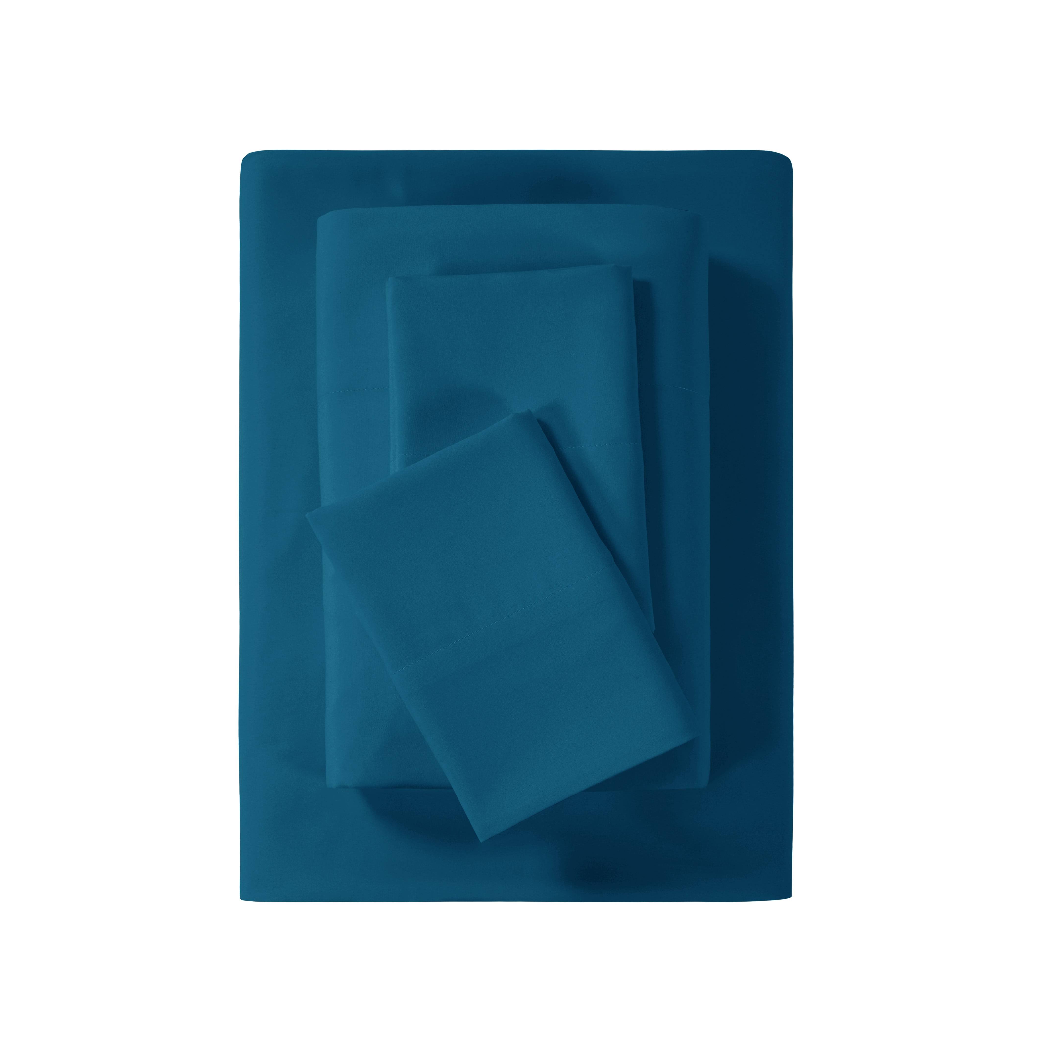 Mainstays Soft Wrinkle Resistant Microfiber Twin/Twin XL Corsair Sheet Set, Blue