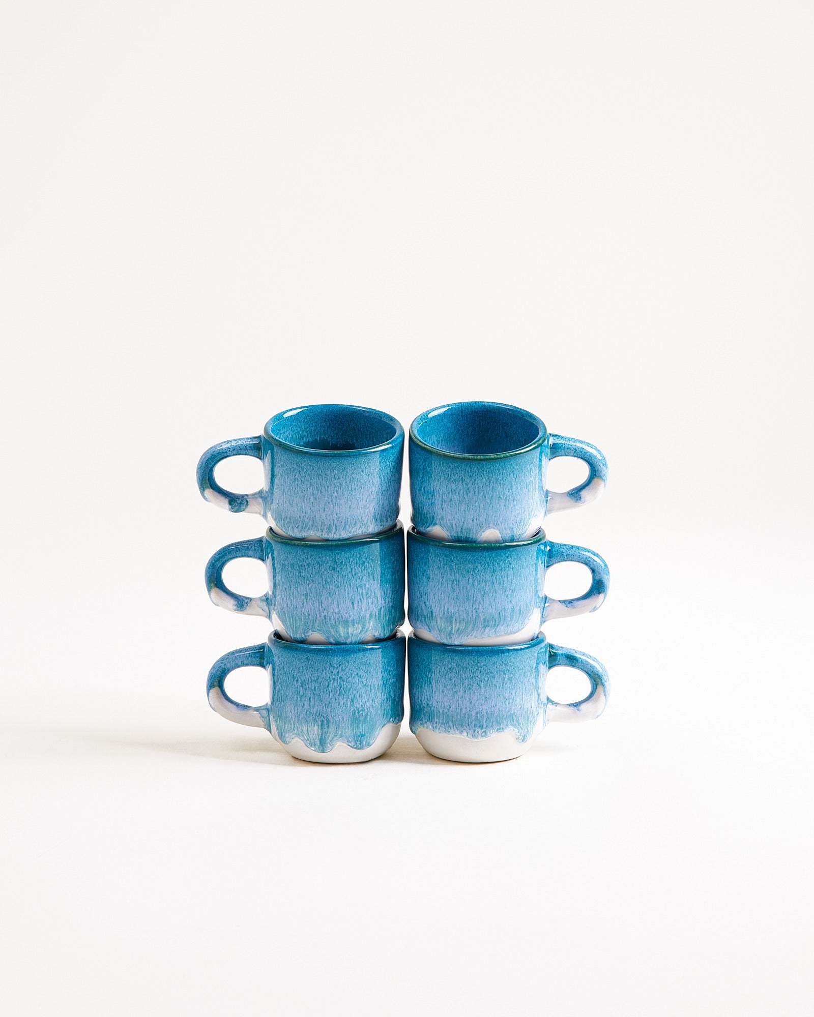 COIMBRA - ESPRESSO MUG TURQUOISE SET OF 6