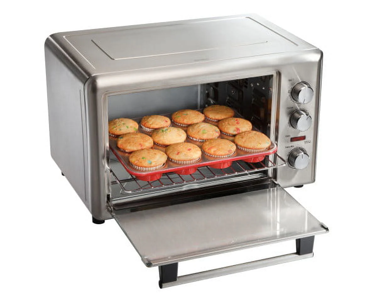 Countertop Oven with Convection and Rotisserie, Baking, Broil, Extra Large Capacity, Stainless Steel, 31103 - Image 5