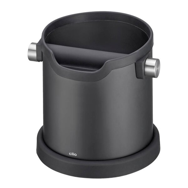 Barista knock box 16,5 cm svart