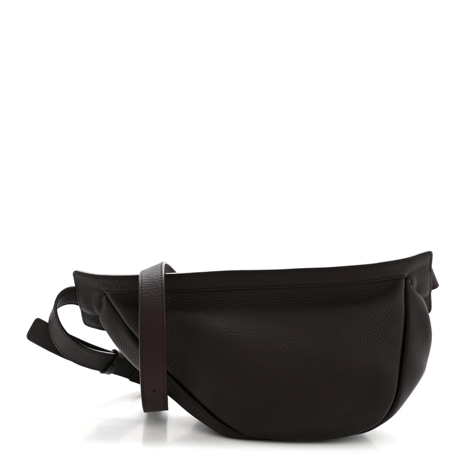 Grained Calfskin Small Slouchy Banana Bag Aubergine