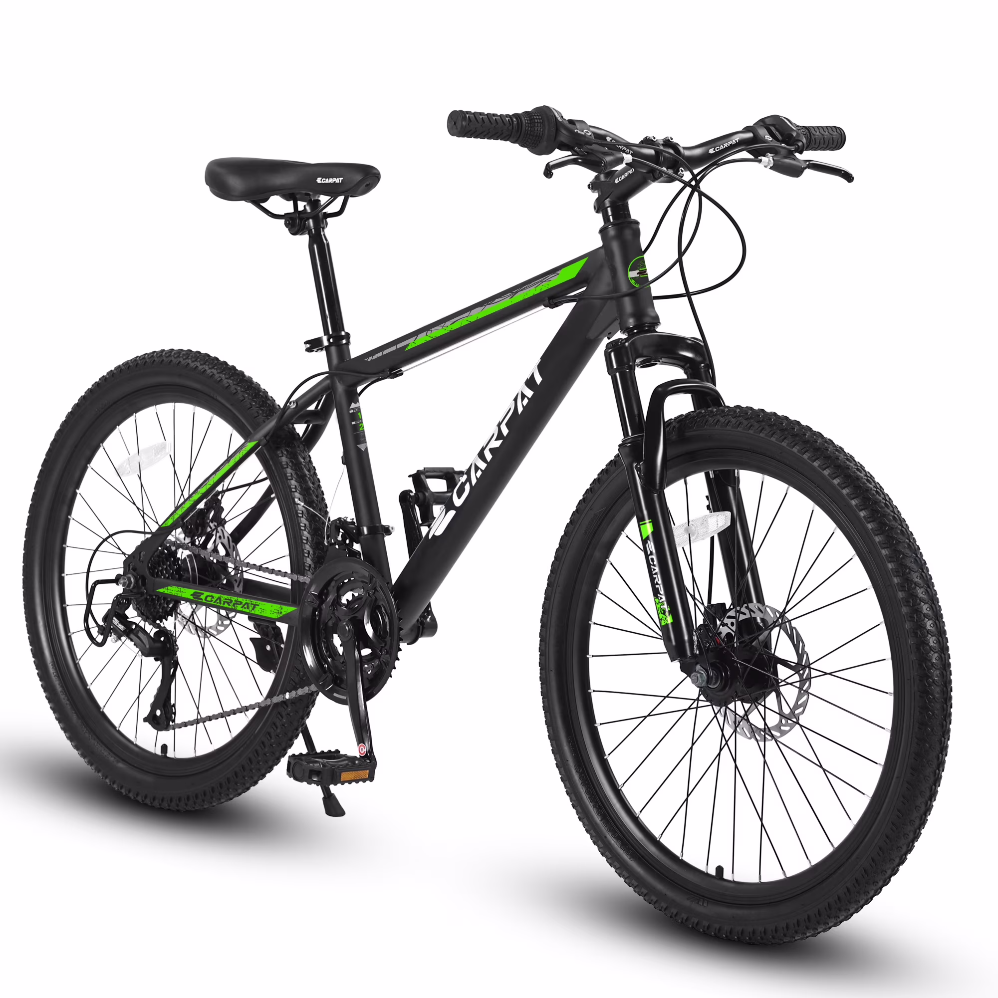 26-Inch Mountain Bicycle for Adults Teens, 21-Speed with Disc Brakes, Blue(BlackBlue) - Image 3