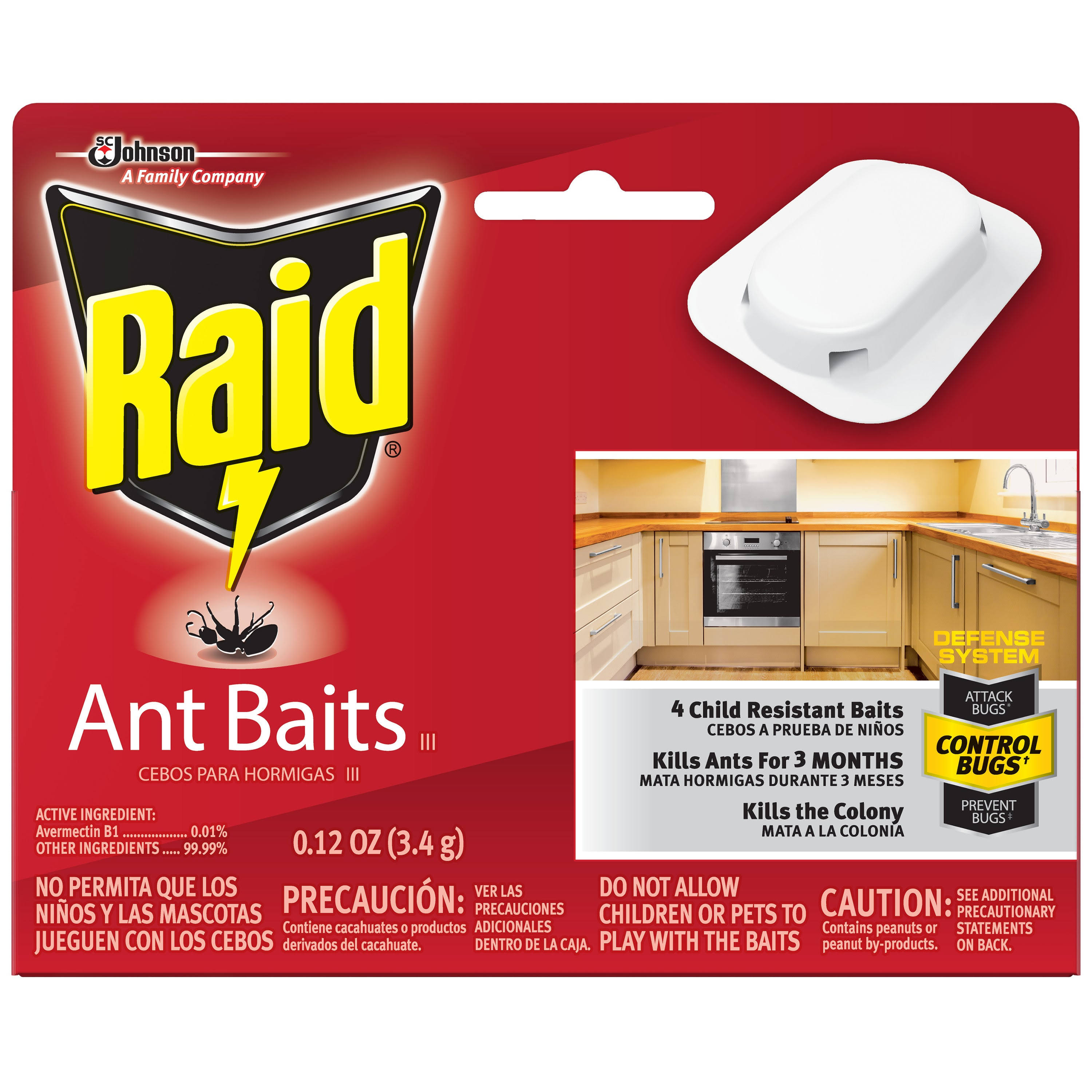 Raid Ant Baits III - 0.12 oz