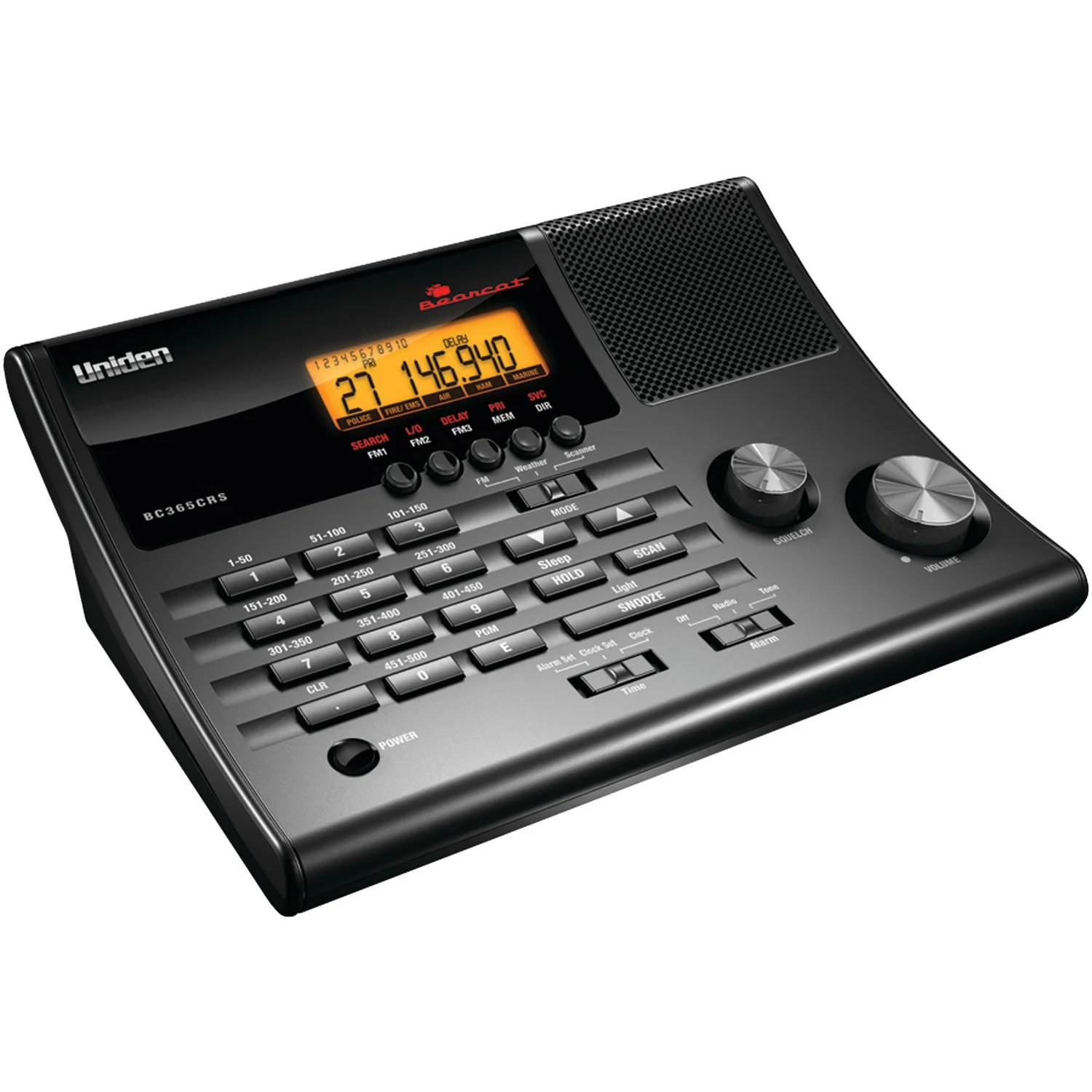 Uniden 500 - Channel Radio Scanner with Weather Alert, Black, BC365CRS