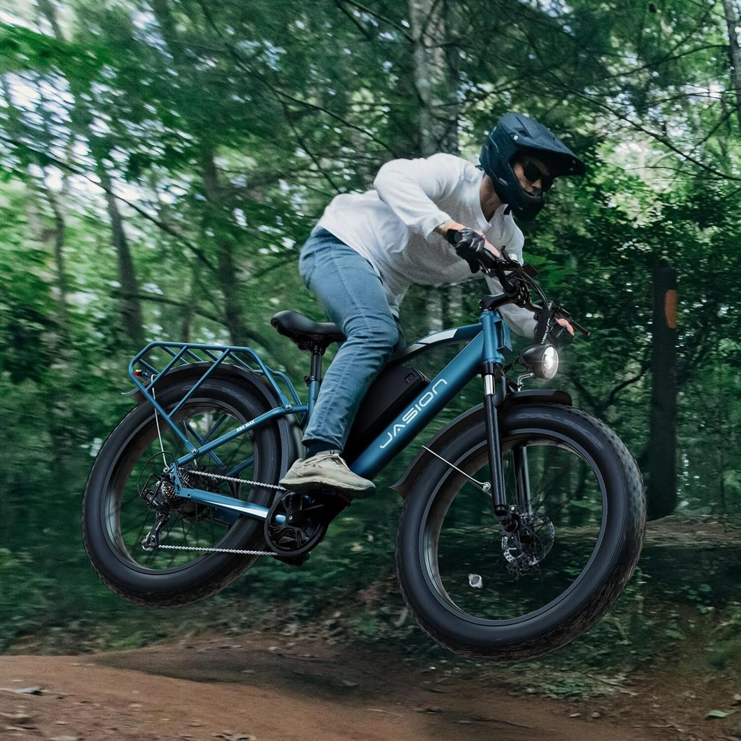 EB5 MAX Electric Bike for Adults, 750W Electric Mountain Bike with 48V 15Ah Battery, 26'' Fat Tire Off-Road Ebike, 28MPH 7 Speed Bicycle UL2849(Standard/Gray) - Image 10