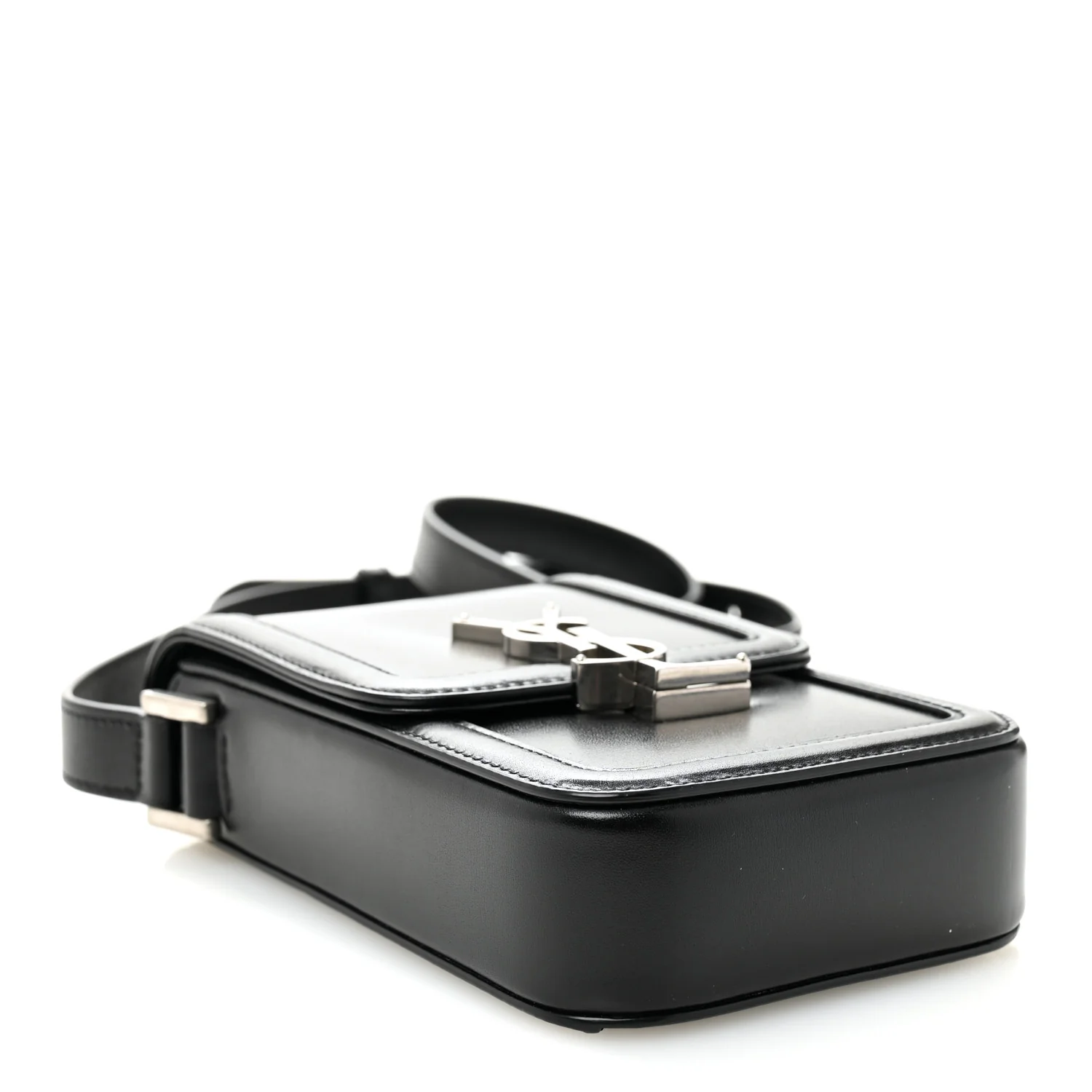 Smooth Calfskin Mini Solferino Satchel Black