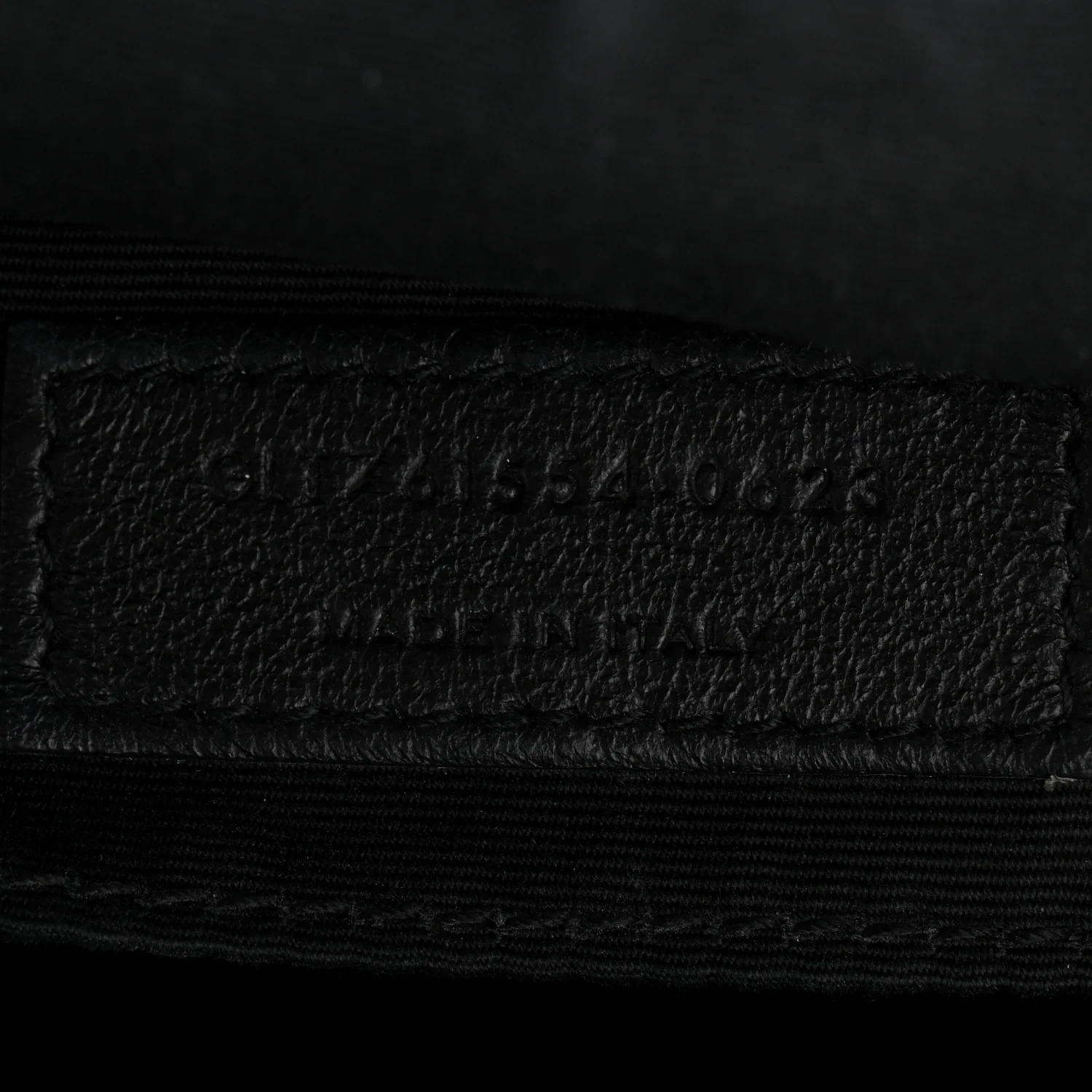 Calfskin Matelasse Monogram Monochrome Lou Camera Bag Black