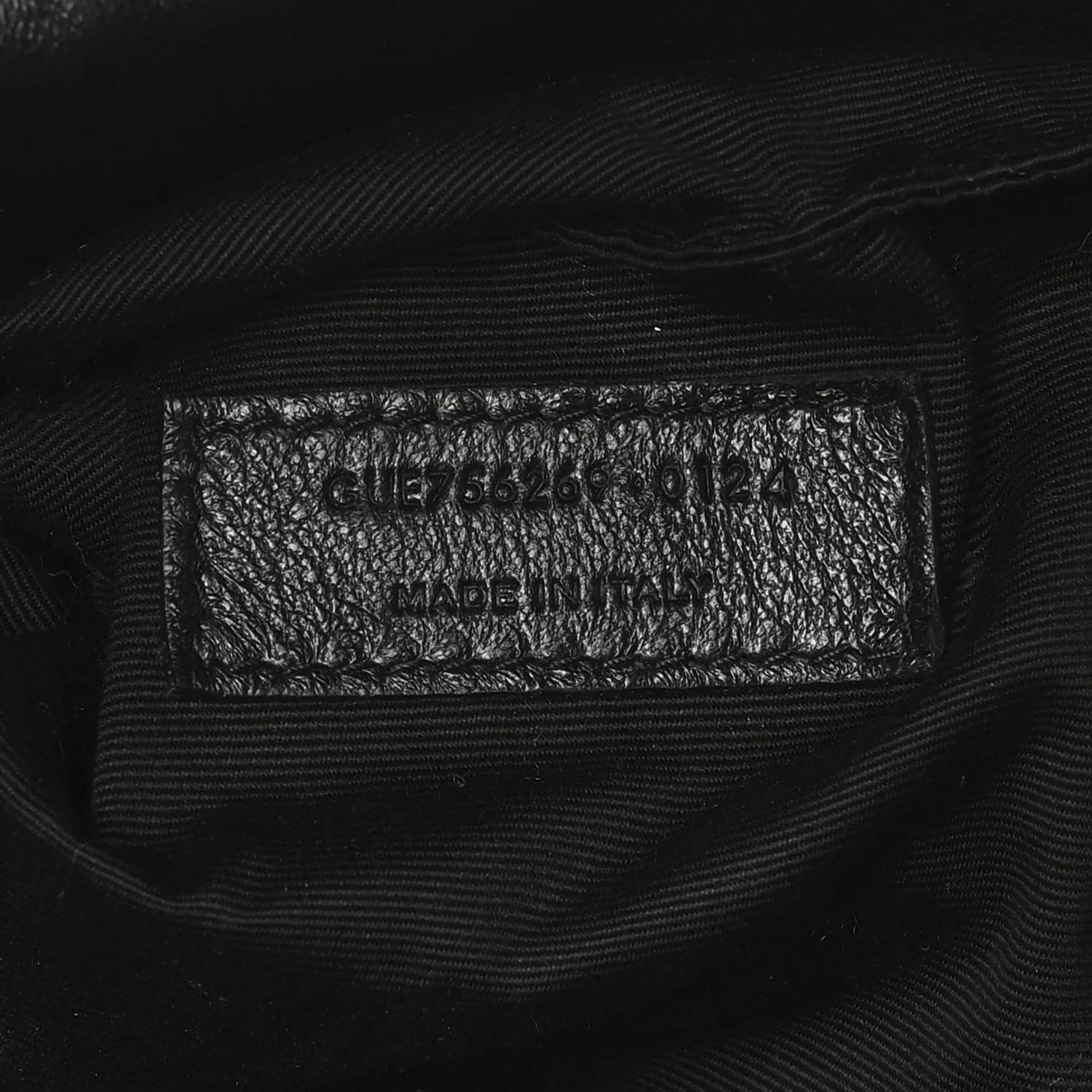 Lambskin Wide Puffer Tote Black