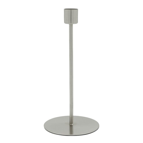 Anit lysestake 9,5x20 cm sølvfinish