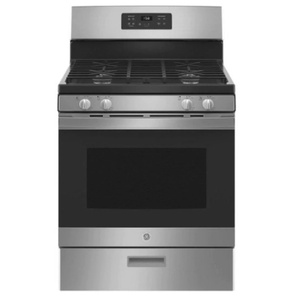 30-IN 4 Burners 4.8-CU ft Freestanding Gas Range (Stainless Steel