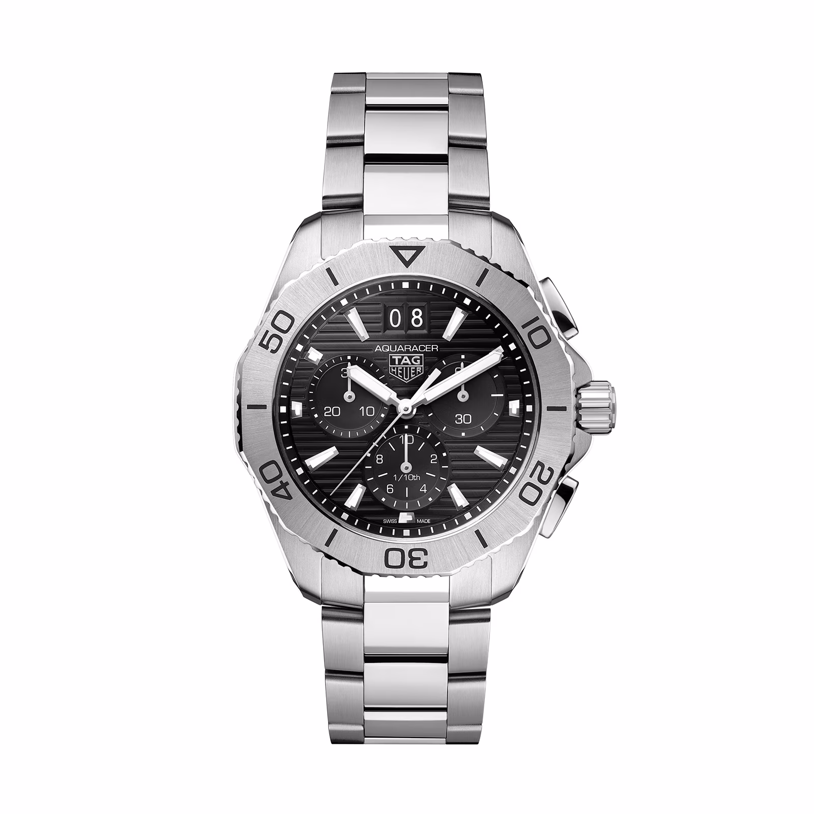 【Super Clone】TAG Heuer Aquaracer Chronograph 40mm Mens Watch Black CBP1110.BA0627