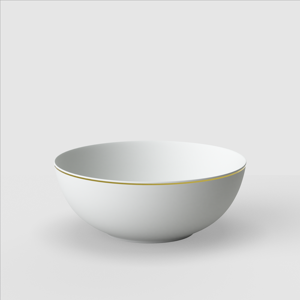 MetroChic Serving Bowl - Multi-colored, 50.8 oz, Premium Bone Porcelain