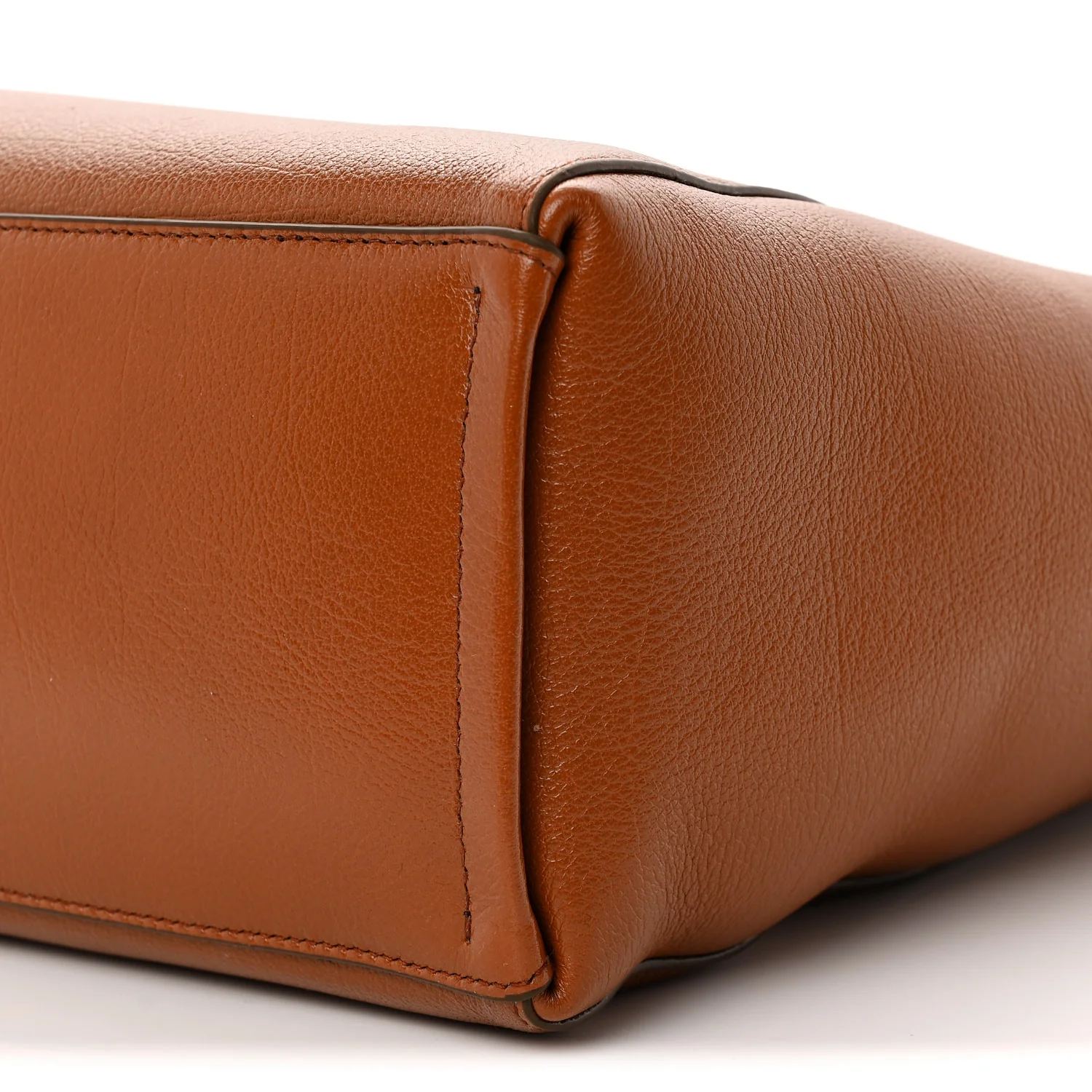 Tumbled Buffalo Voyou Medium North South Tote Soft Tan