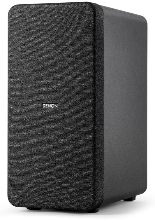 Denon DHT-S517 TV Sound Bar with Subwoofer  3D Surround Sound  Dolby Atmos  Wireless Subwoofer  HDMI eARC  Wireless Music Streaming via Bluetooth  Quick Setup  Wall-Mountable