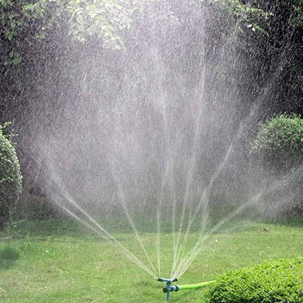 Kadaon Garden Sprinkler, 360 Degree Rotating Lawn Sprinkler with Up to 3,000 Sq. ft Coverage - Adjustable, Weighted Gardening Watering System