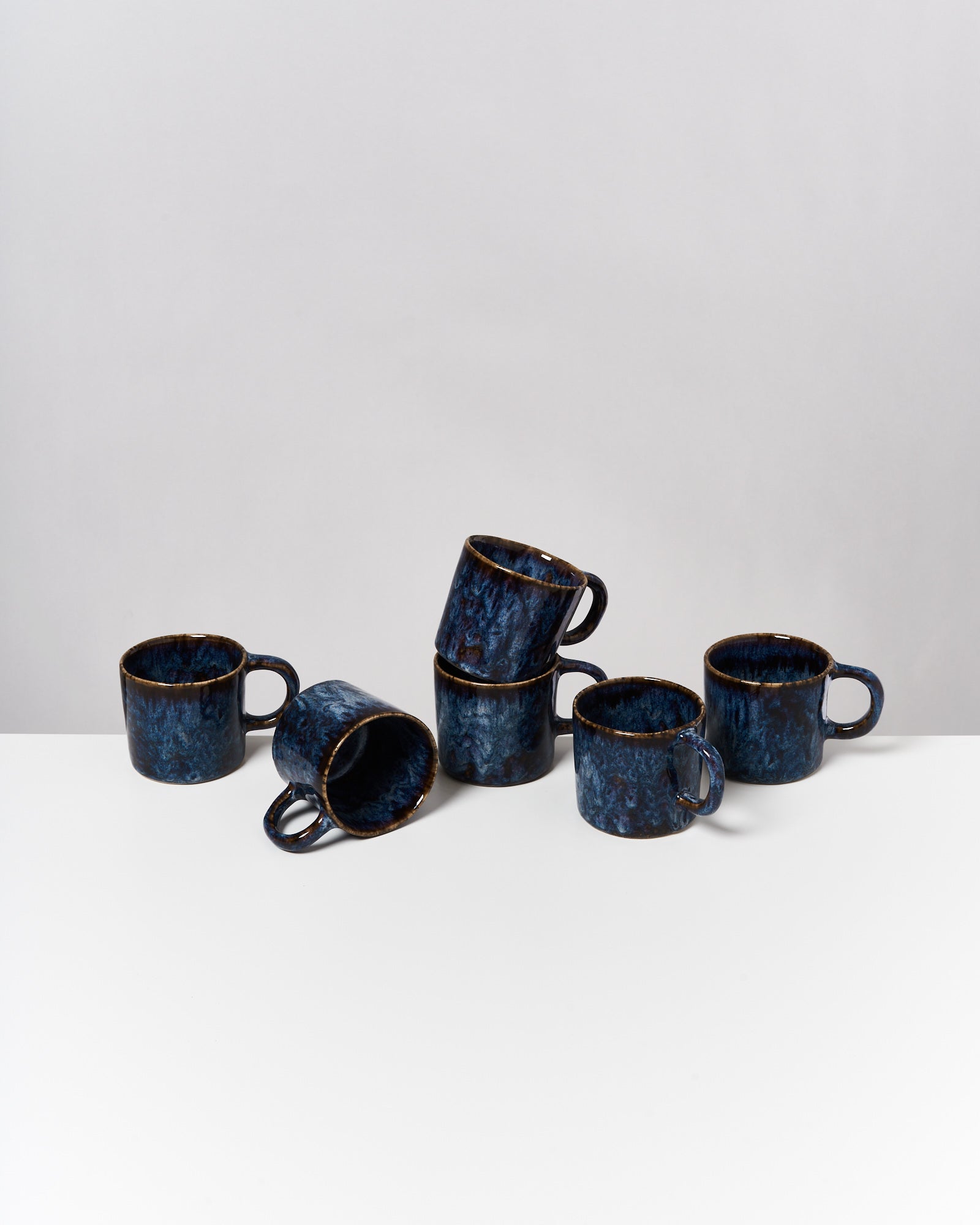 CORDOAMA - SMALL MUG CLASSIC DARK BLUE SET OF 6