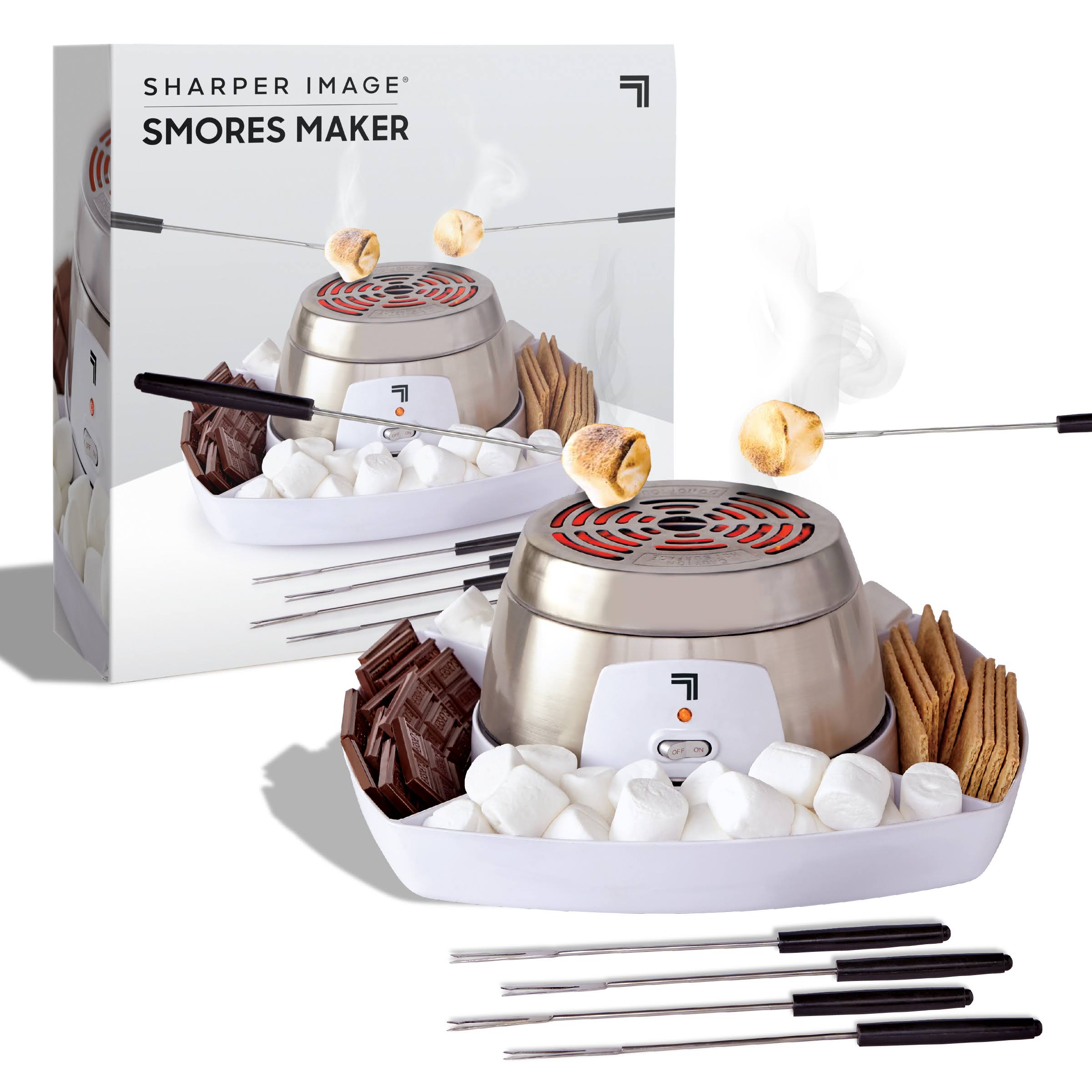 Sharper Image Indoor Electric Tabletop S'mores Maker Set