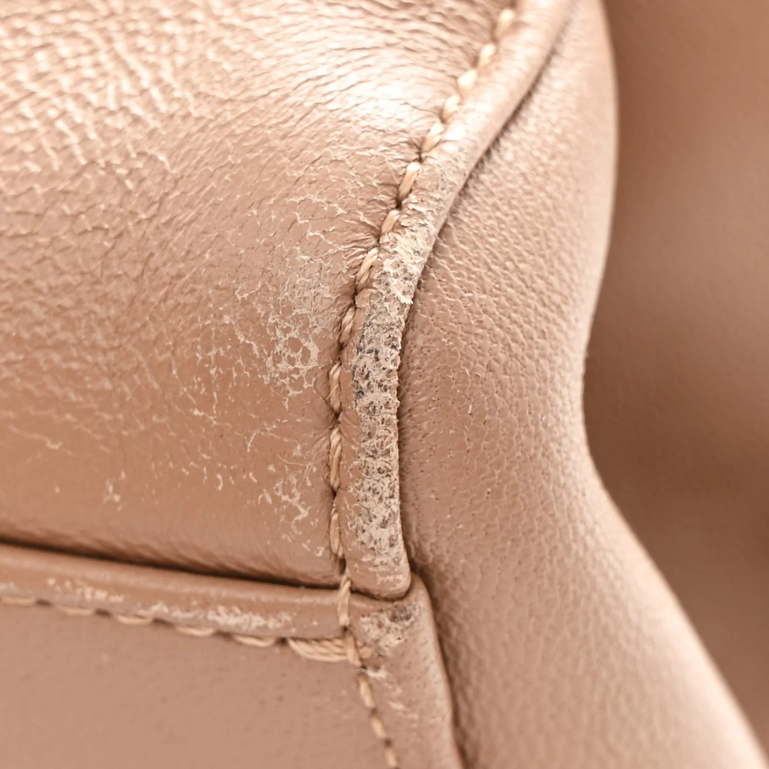 Lambskin Mini Protea Bag Biscotto