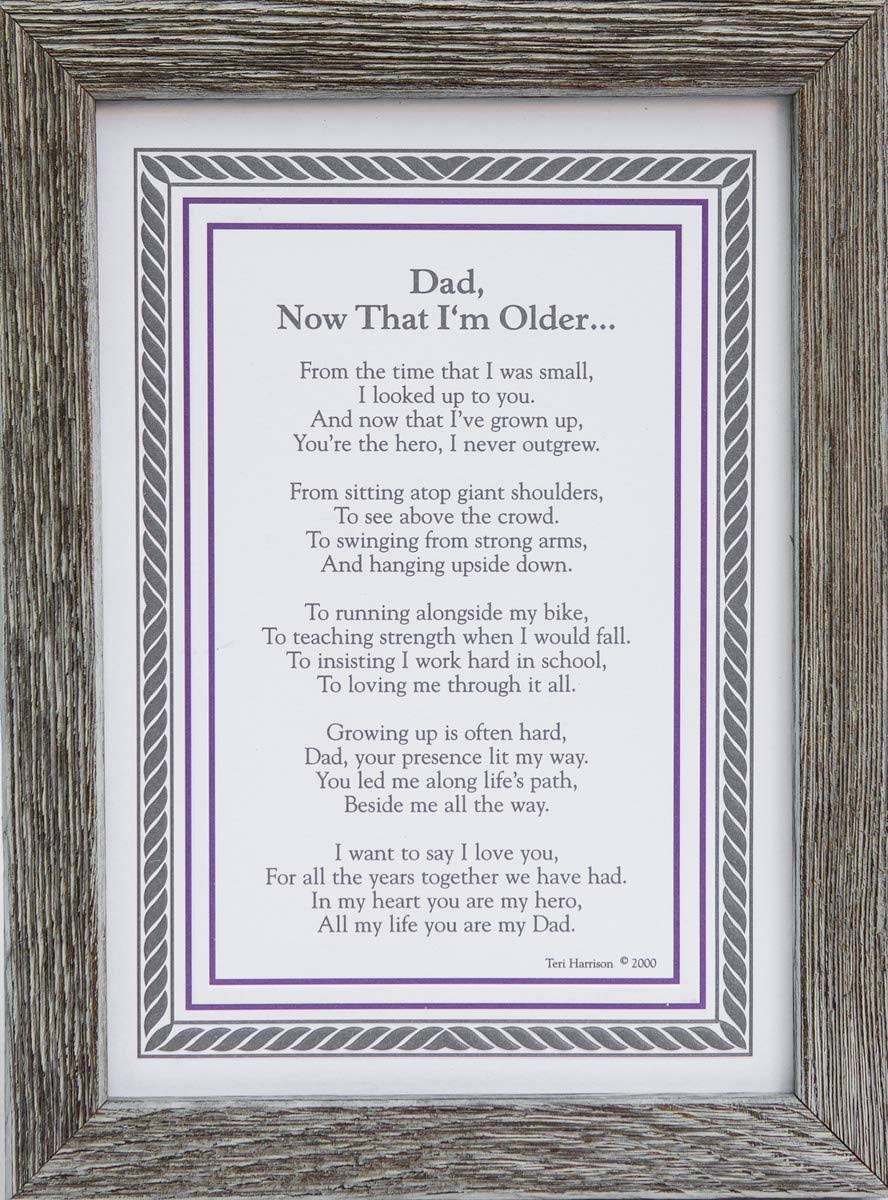 Dad, Now That I'm Older- Gift for Dad from Son or Daughter for Father's Day, Christmas, Birthday