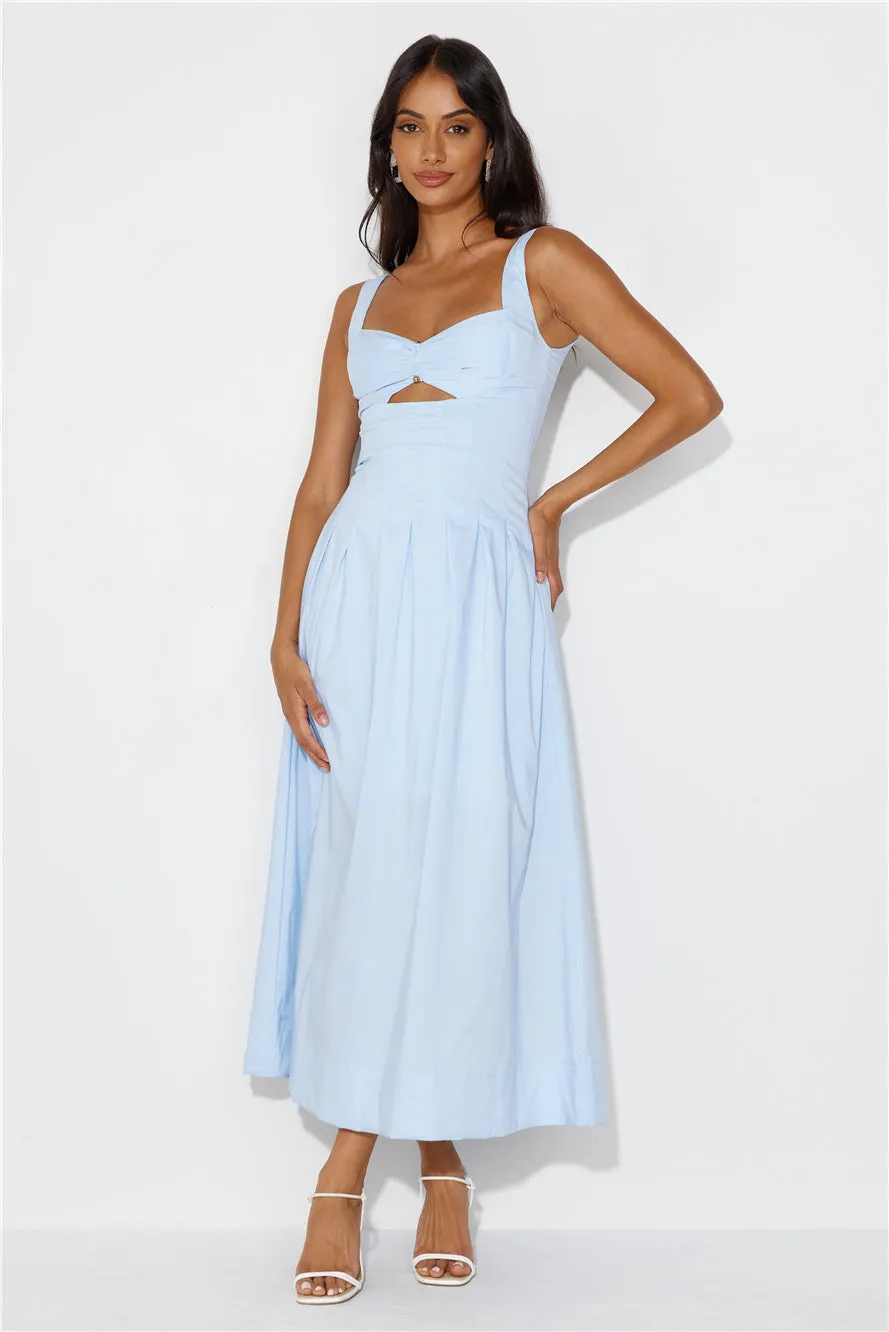 Classy Days Midi Dress Blue